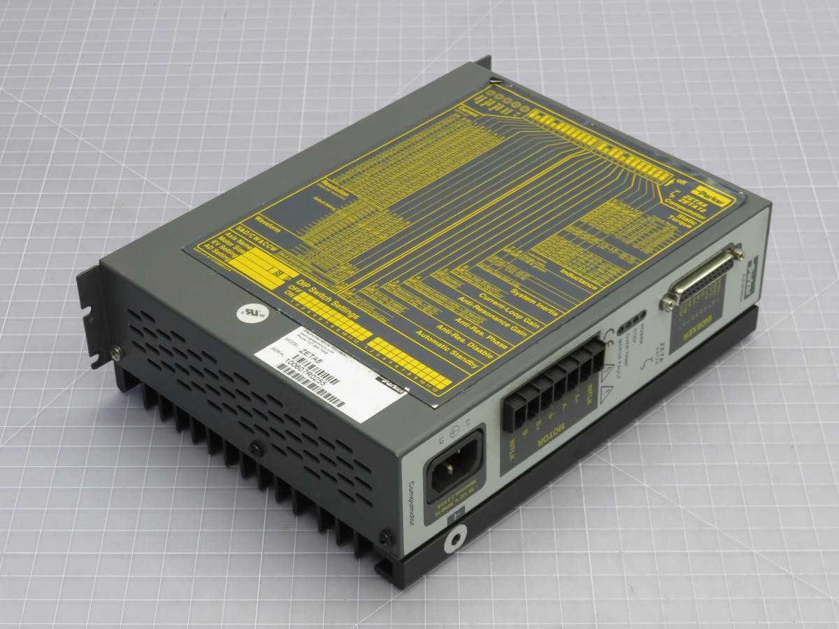 PARKER ZETA8 STEPPER DRIVE, 120-240V VOLTAGE, 0.5-8.0A OUTPUT, 50K STEPS/REV, RS232 COMM - SERVO DRIVES