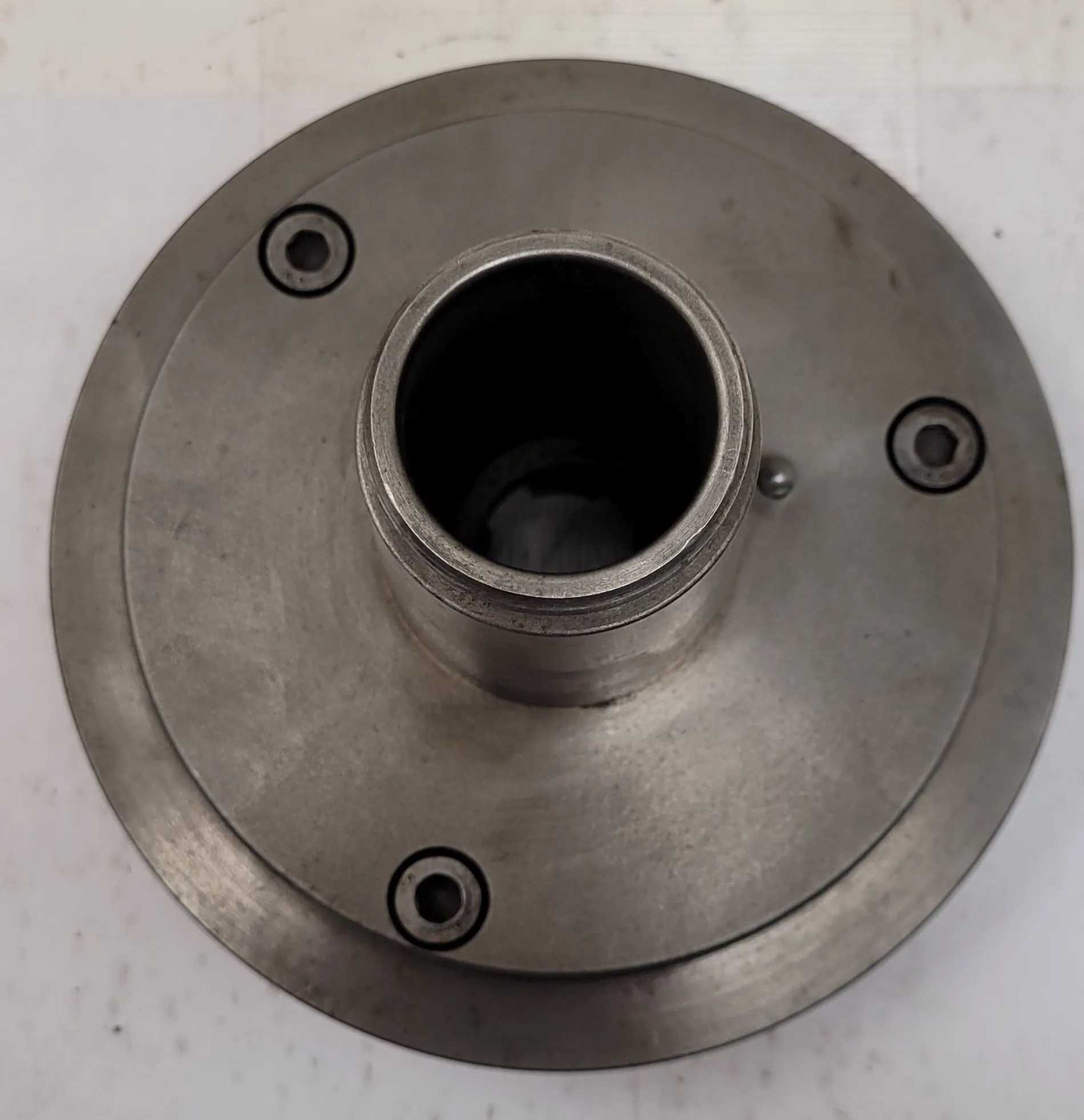 4 JAW LATHE CHUCK, 7-3/4" DIAMETER, 1-1/4" THROUGH HOLE - MACHINE TOOLING