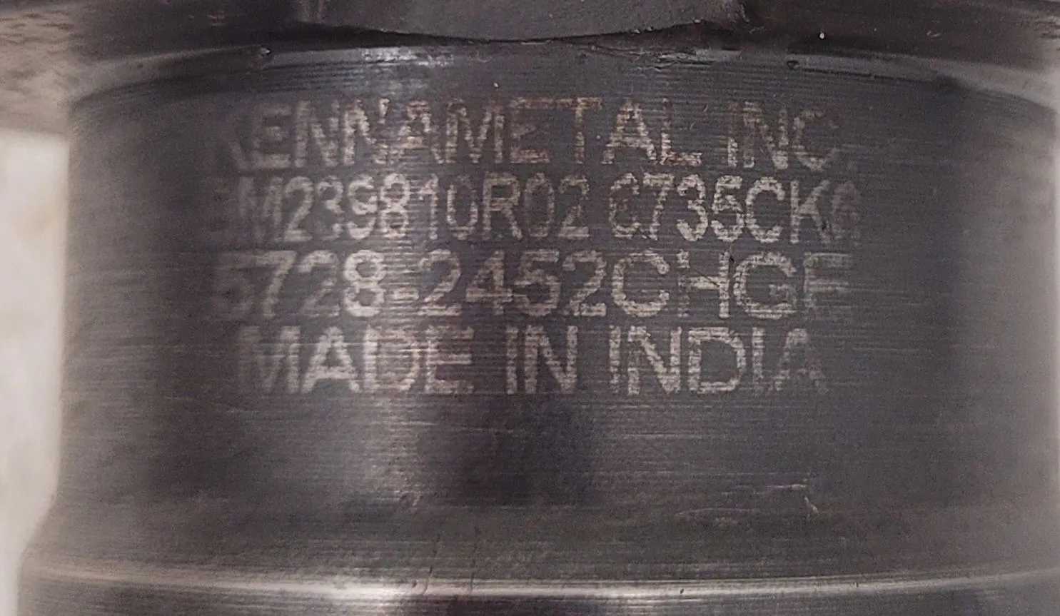 KENNAMETAL BM239810R02 CAT 40 COLLET CHUCK TOOL HOLDER 7-3/8" OAL - MACHINE TOOLING