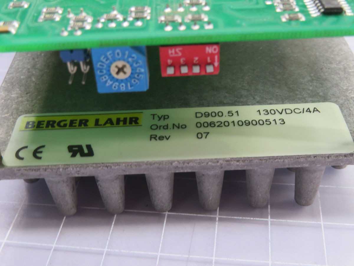 BERGER LAHR D900.51 0062010900513 STEPPER MOTOR DRIVE BH0637 - ELECTRIC MOTORS