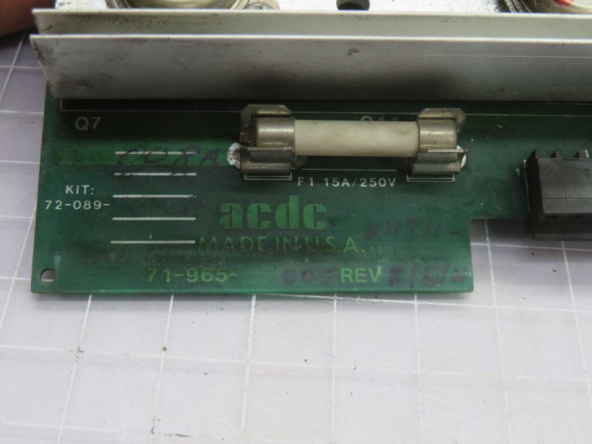 ACDC 71-965-701 E1 Power Board T263923 - PCB CIRCUIT BOARDS