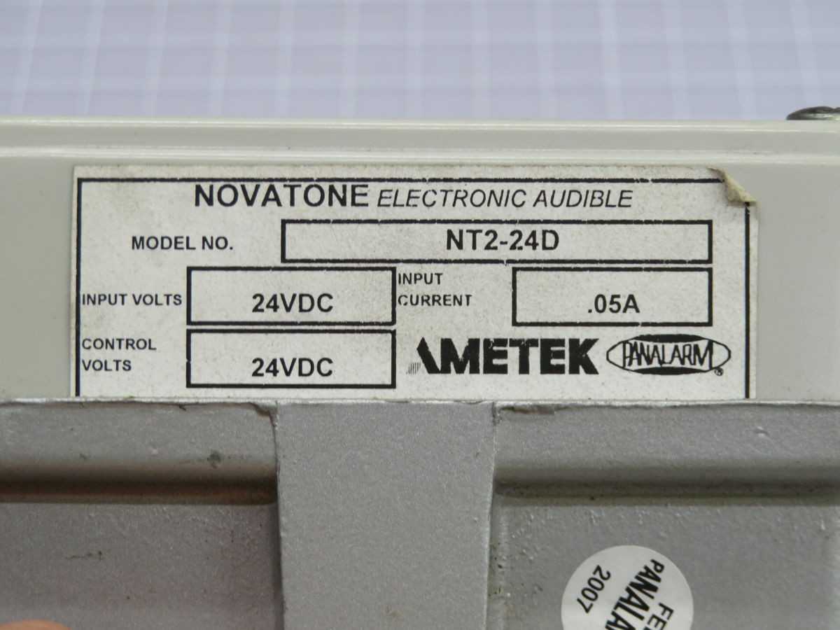 AMETEK NT2-24D ALARM T261968 - OPERATOR INTERFACE PANELS