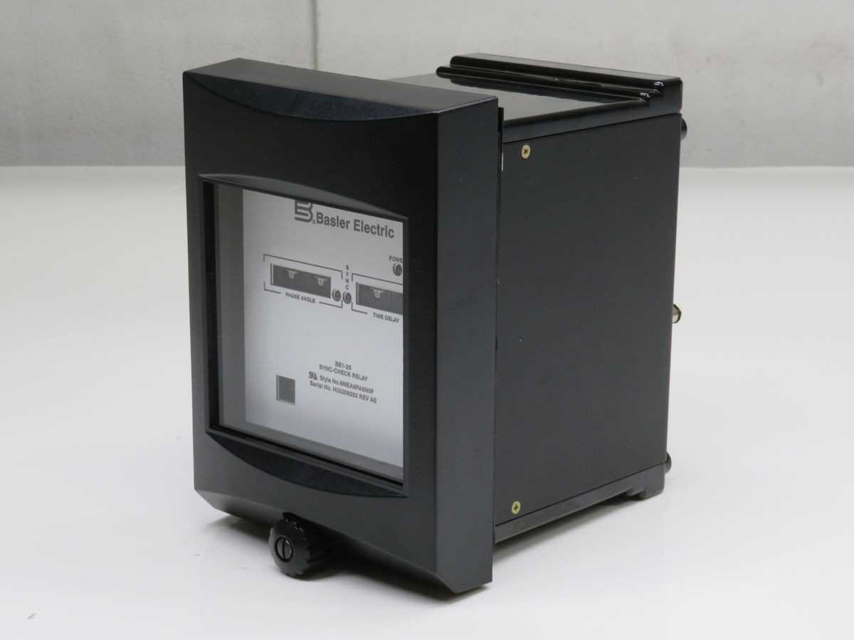 Basler BE1-25 Relays, Single Phase Monitor, Sync-Check, 2 DPDT Contacts, AC/DC Power, Adjst ΔV ΔF ΔΘ - PROTECTION RELAY