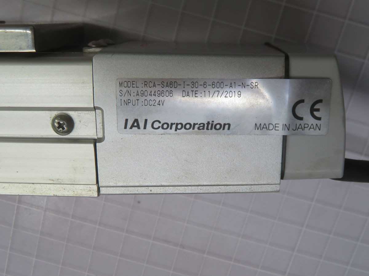 IAI RCA-SA6D-I-30-6-600-A1-N-SR ROBO CYLINDER T264198 - SERVO