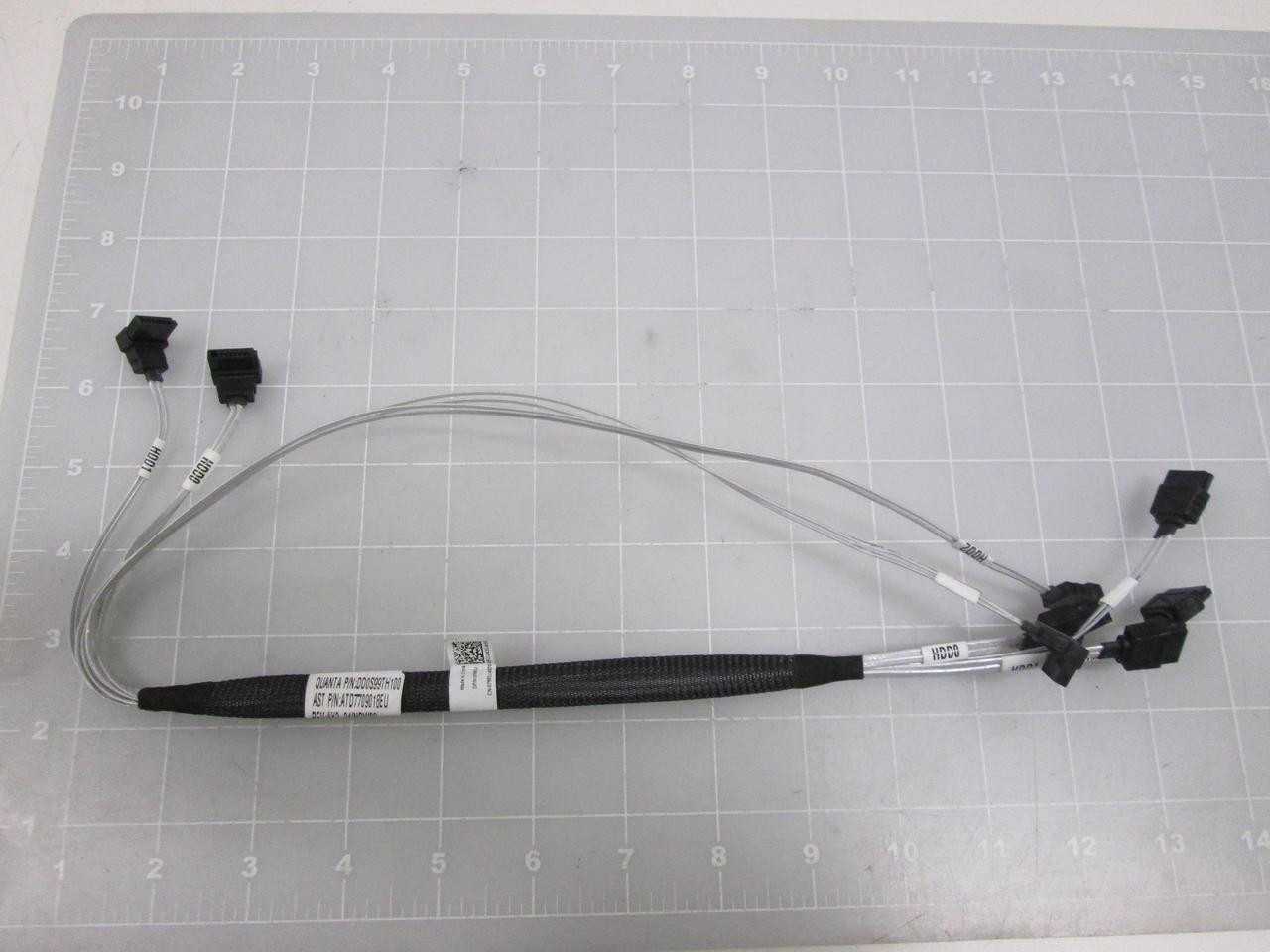 Lot of 102 07663J CN-07663J-48570-9BO-2432-AA0 DD0S99TH100 ATD7709018EU SATA Cable - MULTIPLE CONDUCTOR CABLE
