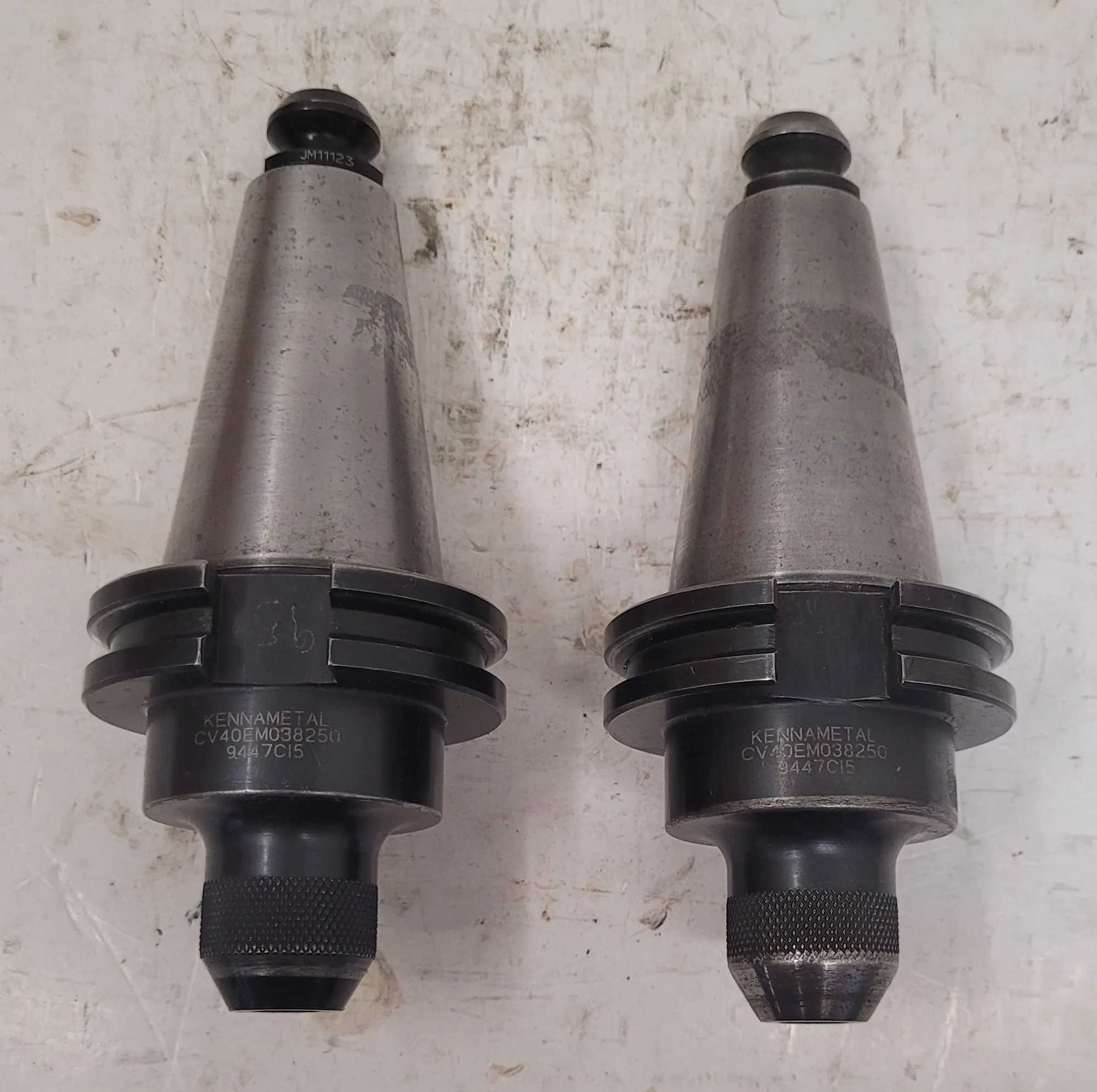 Kennametal CV40EM038250 CAT 40 End Mill Holder, .3750/3/8 Size, Coolant Thru, Set of 2 - MACHINING ACCESSORIES & TOOLING