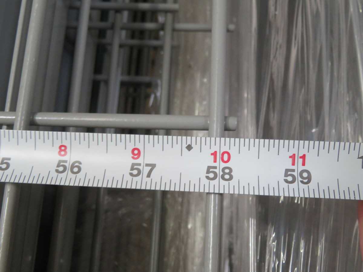 Lot Of 13 Nashville Wire D4858AA4A1 Pallet Rack Decking 58 In W For 48 In Uprights - PALLET RACKING