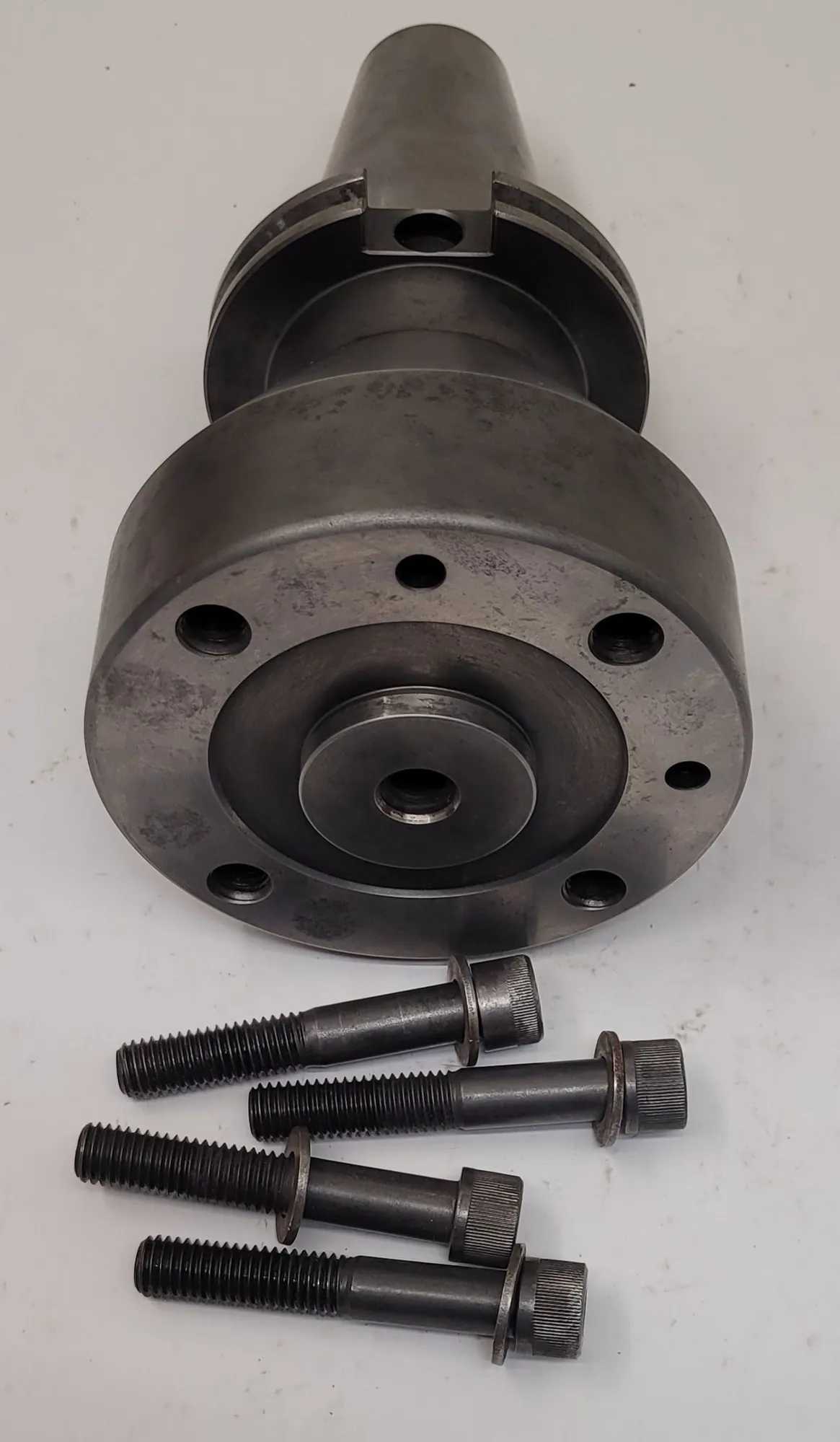 CAT 50 FACE MILL HOLDER, 5" OVERALL DIAMETER, 9-3/8” OAL, 1.75” OUTER ARBOR - MACHINE TOOLING