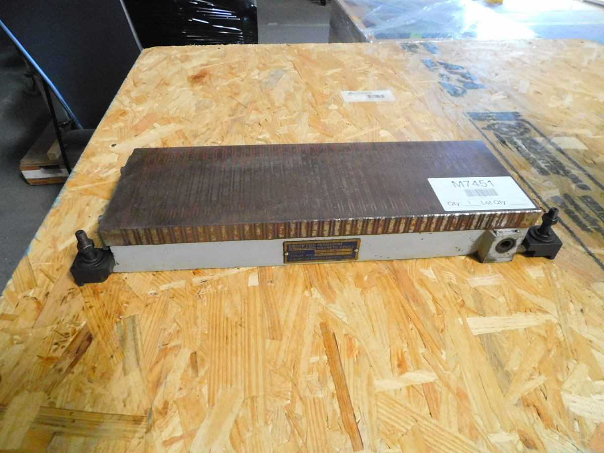 EQUIPTOP HMT-1545A PERMANENT MAGNETIC CHUCK 6"X18" M7451 - MAGNETIC THICKNESS GAUGES
