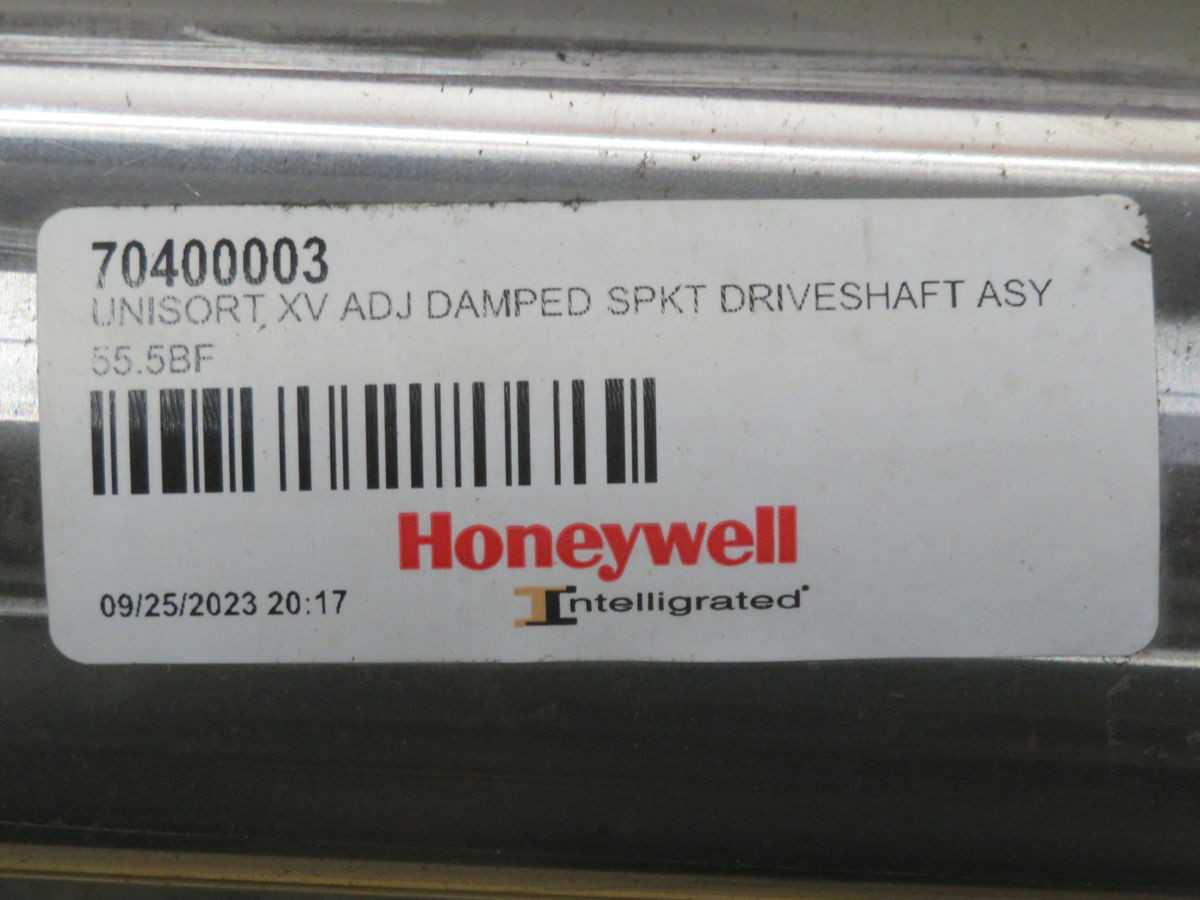 HONEYWELL 70400003 XV ADJ DAMPED SPKT DRIVESHAFT ASY UNISORT T262779 - DRIVE SHAFT