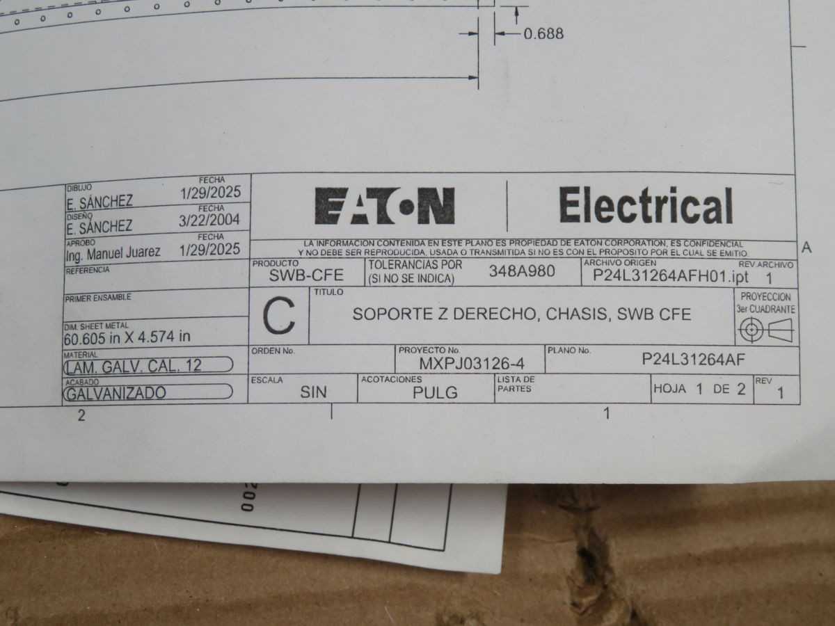 LOT OF 7 EATON P24L31264AFH01 POW-R-LINE "Z-BRACKET" T268652 - ELECTRICAL ENCLOSURES