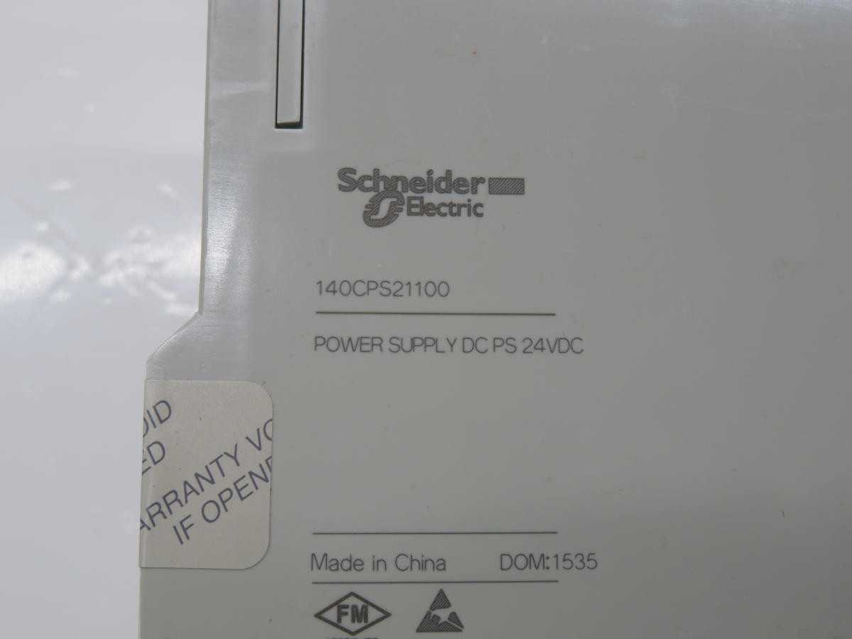 SCHNEIDER, 140CPS21100, AUTOMATION POWER SUPPLY, 24V DC OUT, 72W POWER, 100-240V AC INPUT, 0-60°C OP TEMP - POWER SUPPLIES