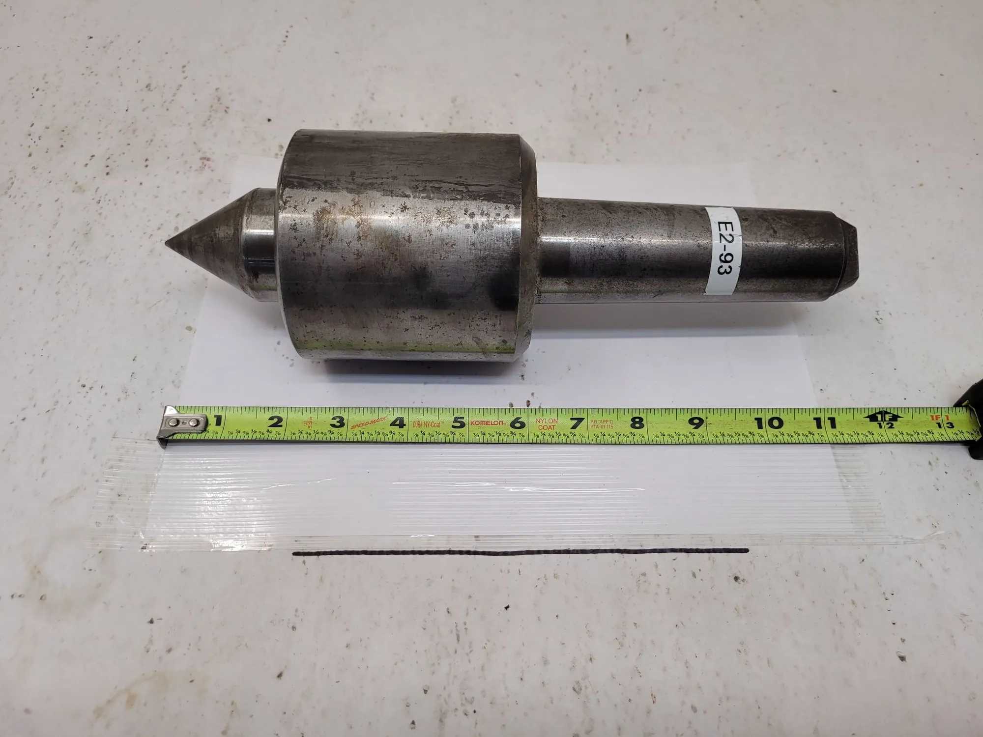 5MT MORSE TAPER LIVE CENTER - 5.5 IN SHANK, 11.5 IN OVERALL LENGTH - MACHINING TOOLING & PARTS