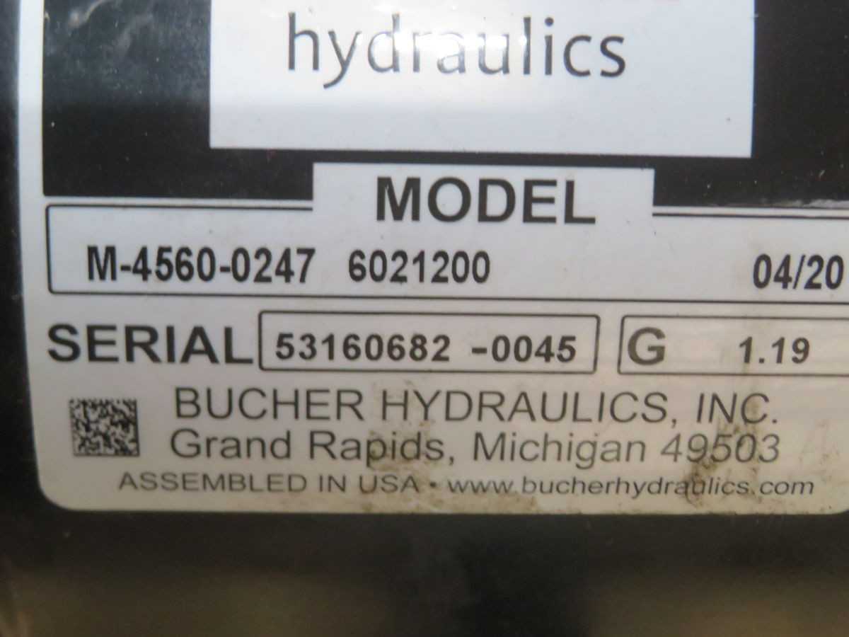 BUCHER M-4560-0247 6021200 AC HYDRAULIC POWER PACK T268799 - HYDRAULIC POWER UNIT