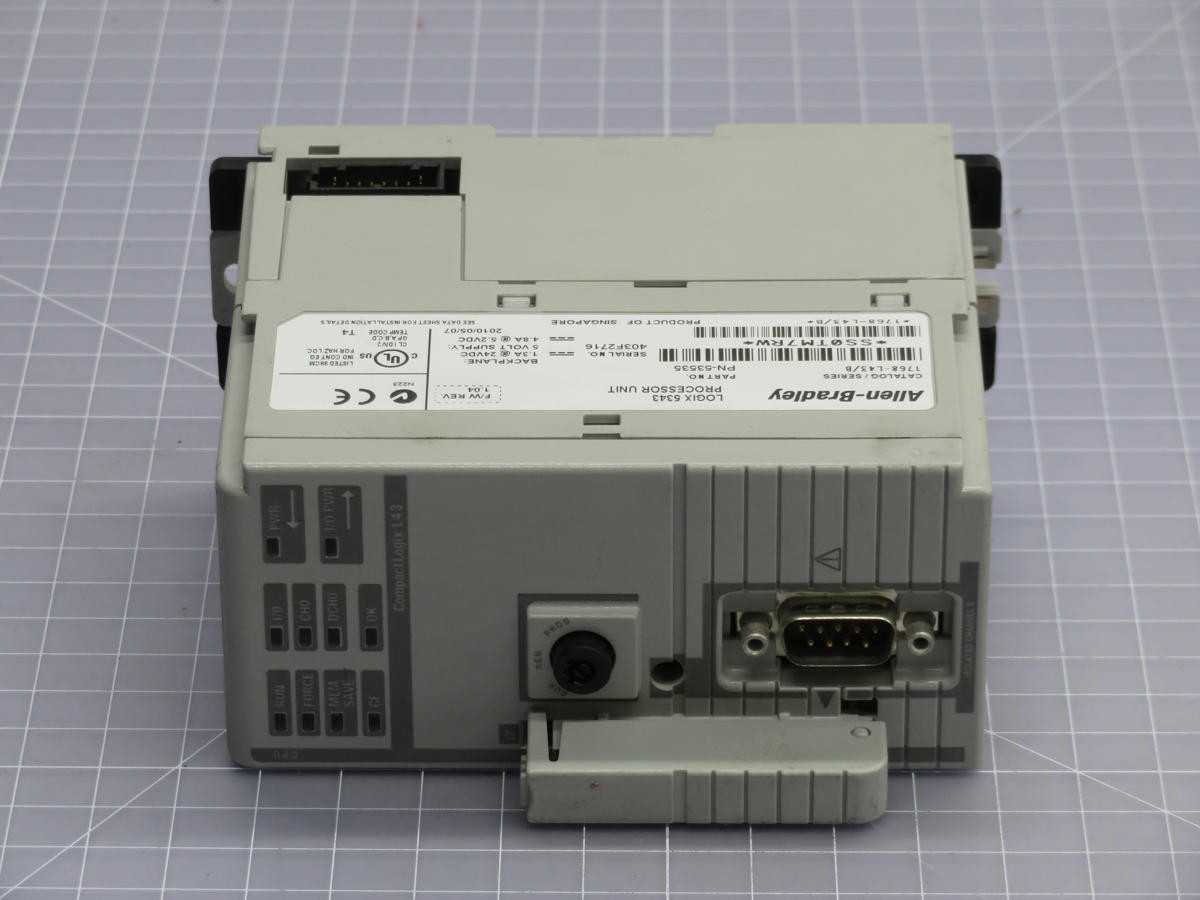 ALLEN BRADLEY 53535 CONTROLS PLCS, 24VDC INPUT, 1.3A DRAW, 5.2VDC BACKPLANE, 4.8A DRAW - AUTOMATION & CONTROLS