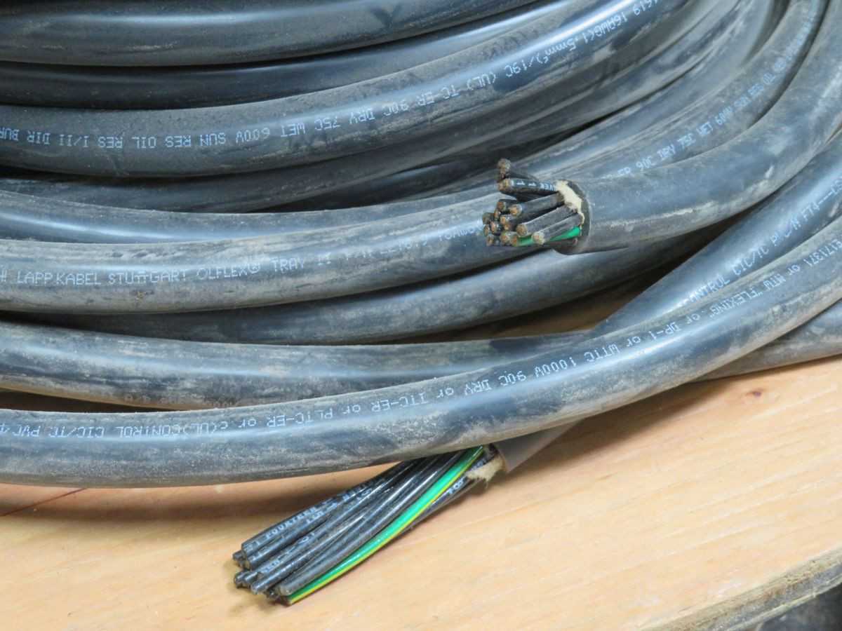 Lot of 150 ft OLFLEX OLF221618 Industrial Grade Tray Cable 16 AWG 17 Con + Gr - ELECTRICAL WIRE