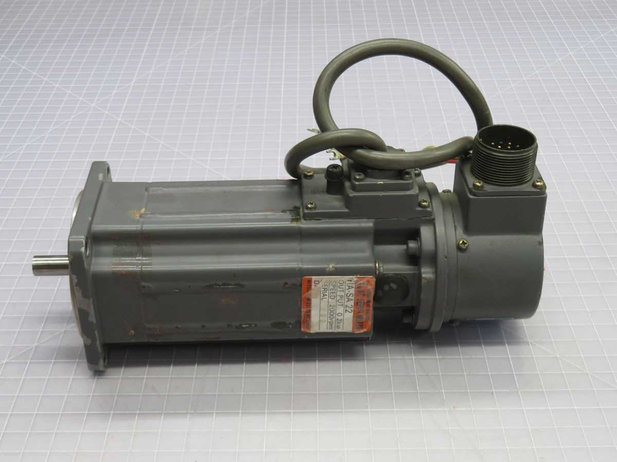 MITSUBISHI HA-SA22 MELSERVO-SA SERIES AC SERVO MOTOR T268825 - SERVO