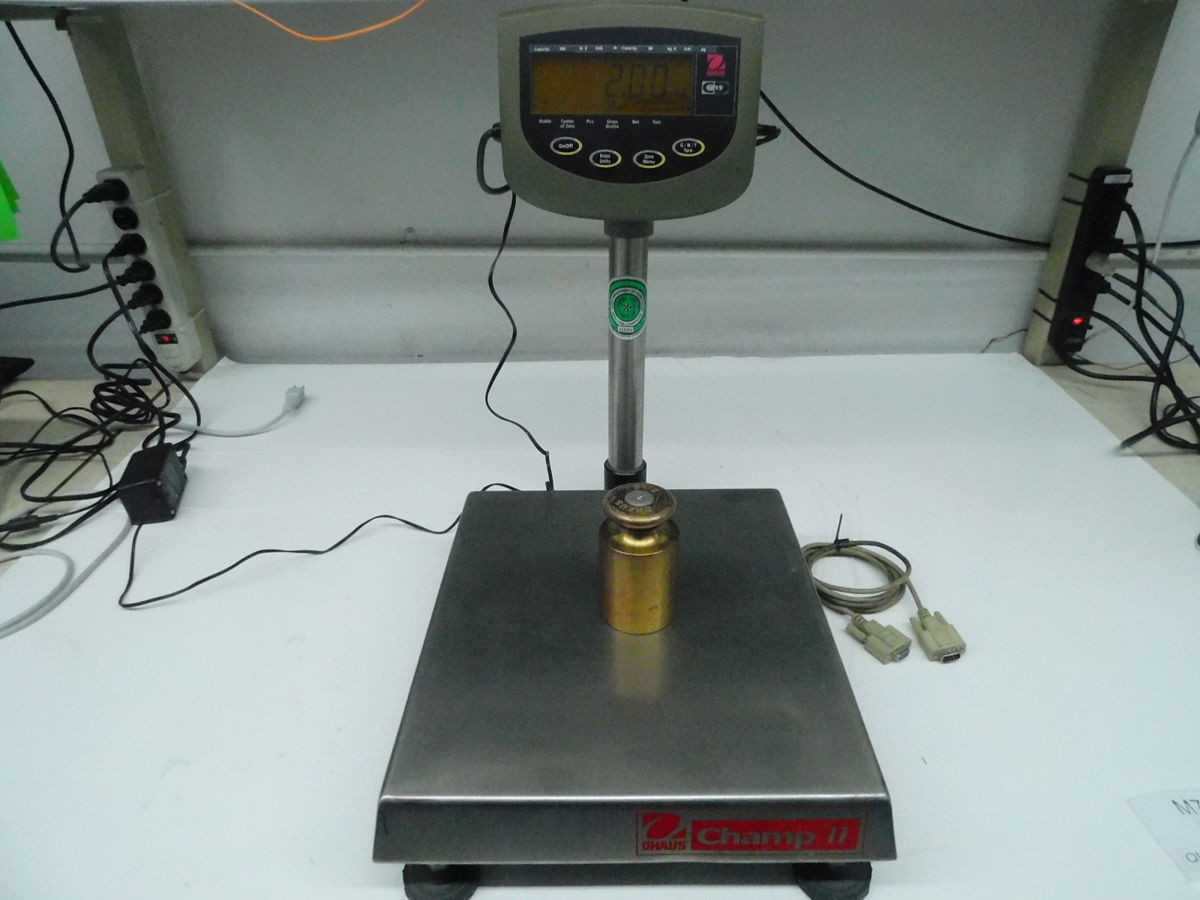 OHAUS CHAMPIN II, CD11 SCALE 60KGS X .01 - BENCH SCALES