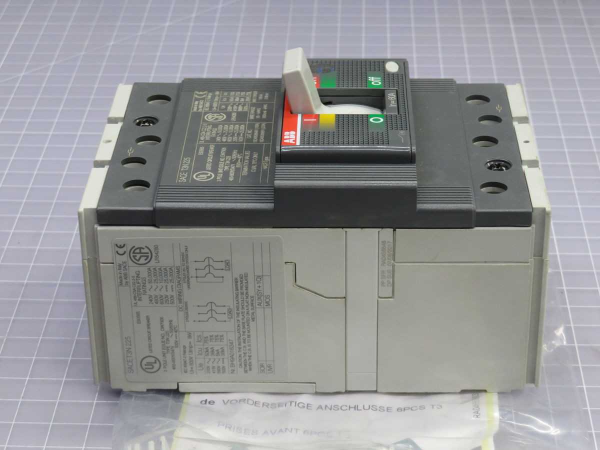 ABB T3N060TW SACE TMAX T3N 255 MOLDED CASE CIRCUIT BREAKER 1SDA053557R1 T257875 - CIRCUIT BREAKERS
