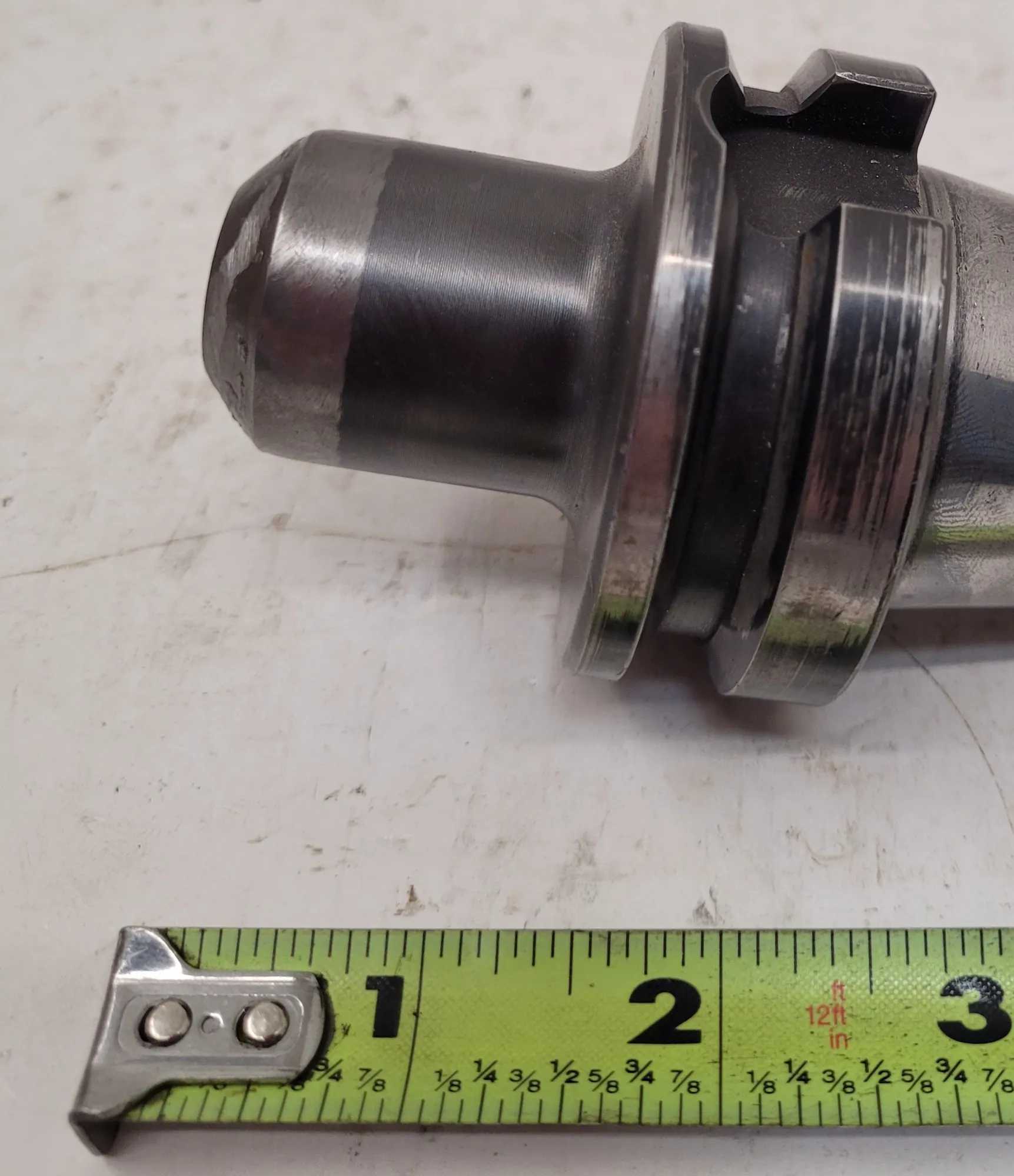 PARLEC CAT 40 TOOL HOLDER WITH 1/2 IN INNER BORE AND 1.25 IN OUTER BORE, 6.5" OAL - MACHINING TOOLING & PARTS