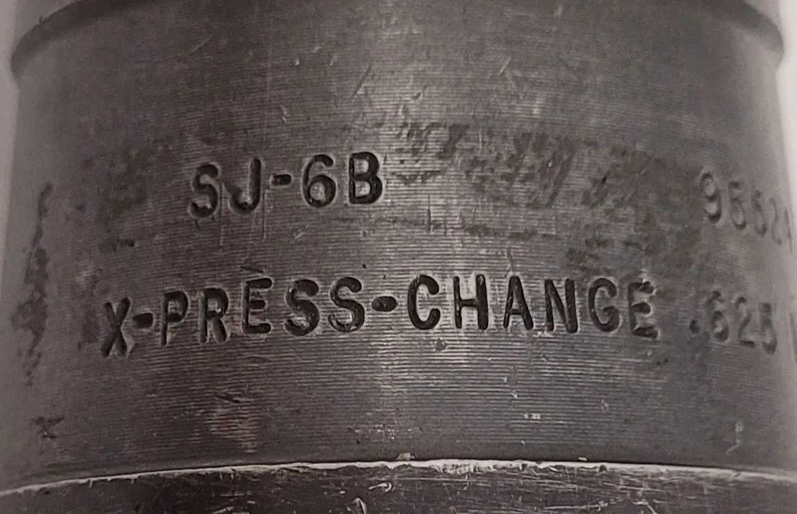 SCULLY JONES 6B 95524 X-PRESS-CHANGE END MILL HOLDER, CAT 45, 5/8IN BORE - MACHINE TOOLING