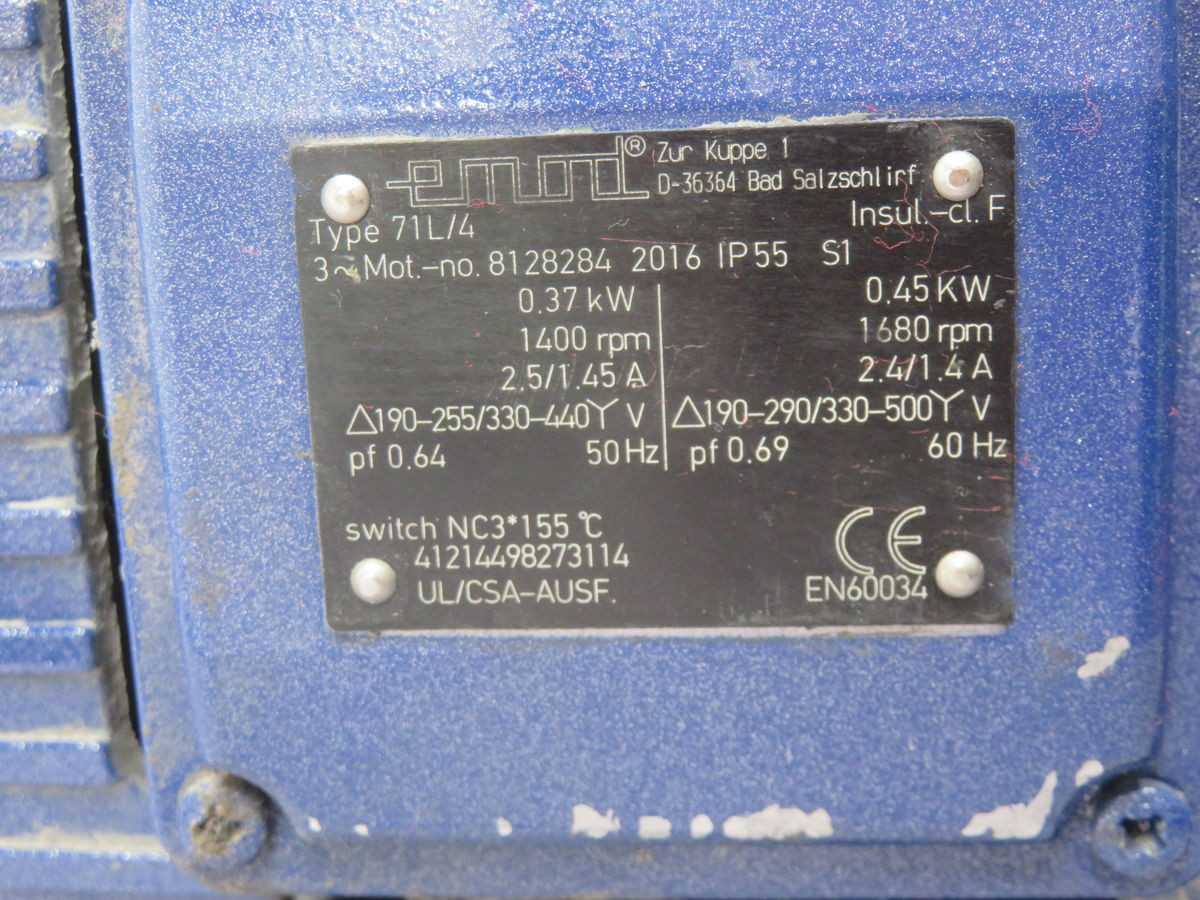 BECKER VX4.10 VACUUM PUMP T267275 - INDUSTRIAL PARTS