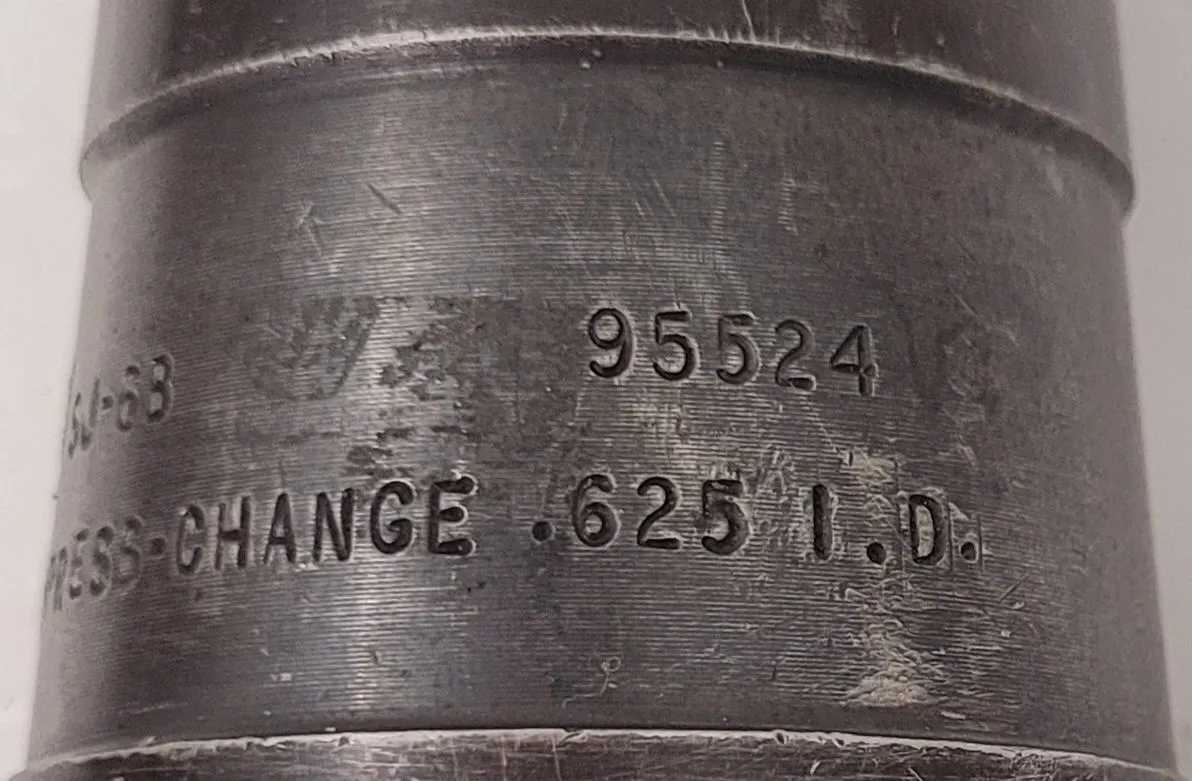 SCULLY JONES 6B 95524 X-PRESS-CHANGE END MILL HOLDER, CAT 45, 5/8IN BORE - MACHINE TOOLING