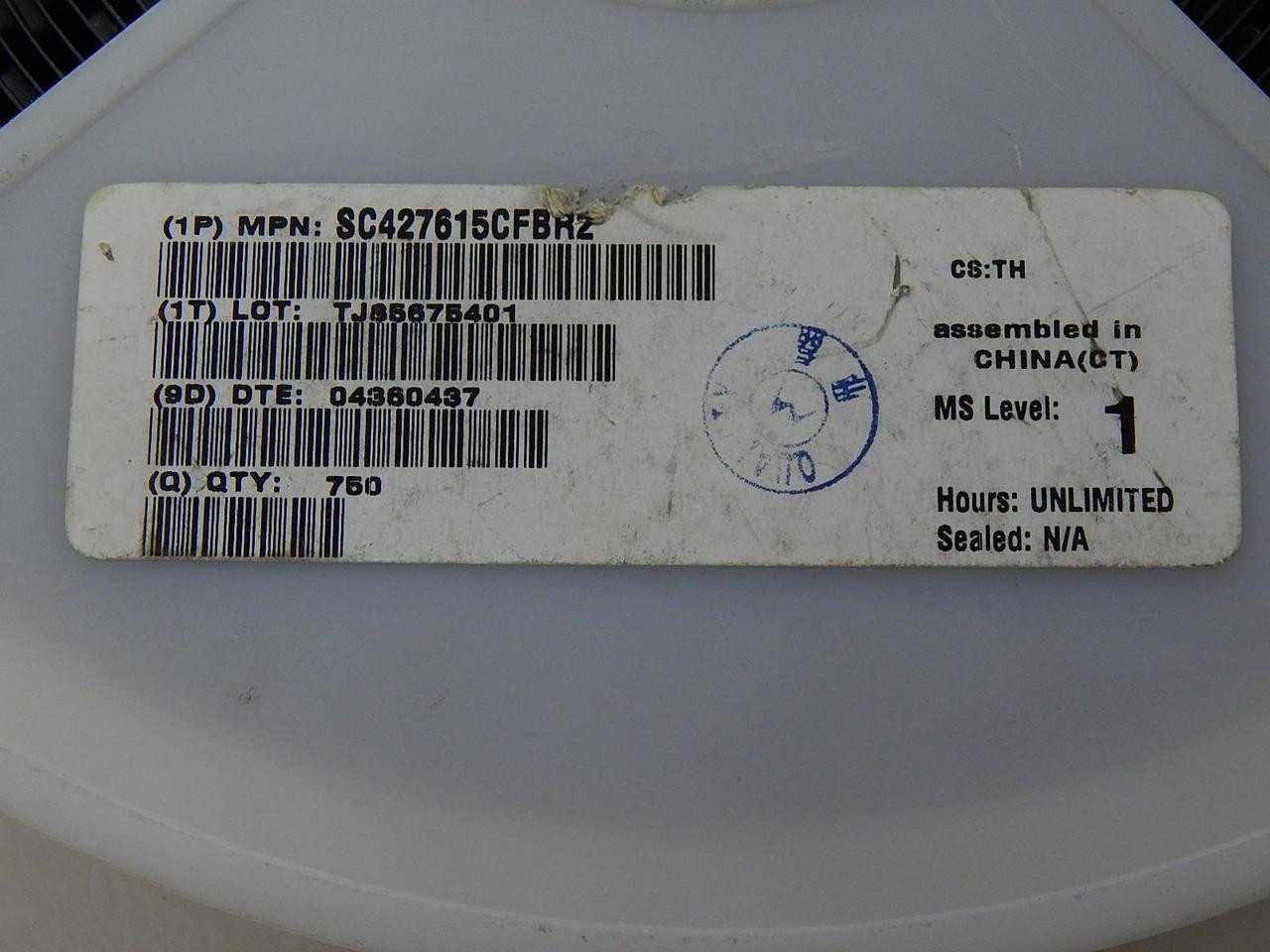 LOT OF 750 SC427615CFBR2 IC MICRO C9A 02 NISSAN - ELECTRONIC COMPONENTS