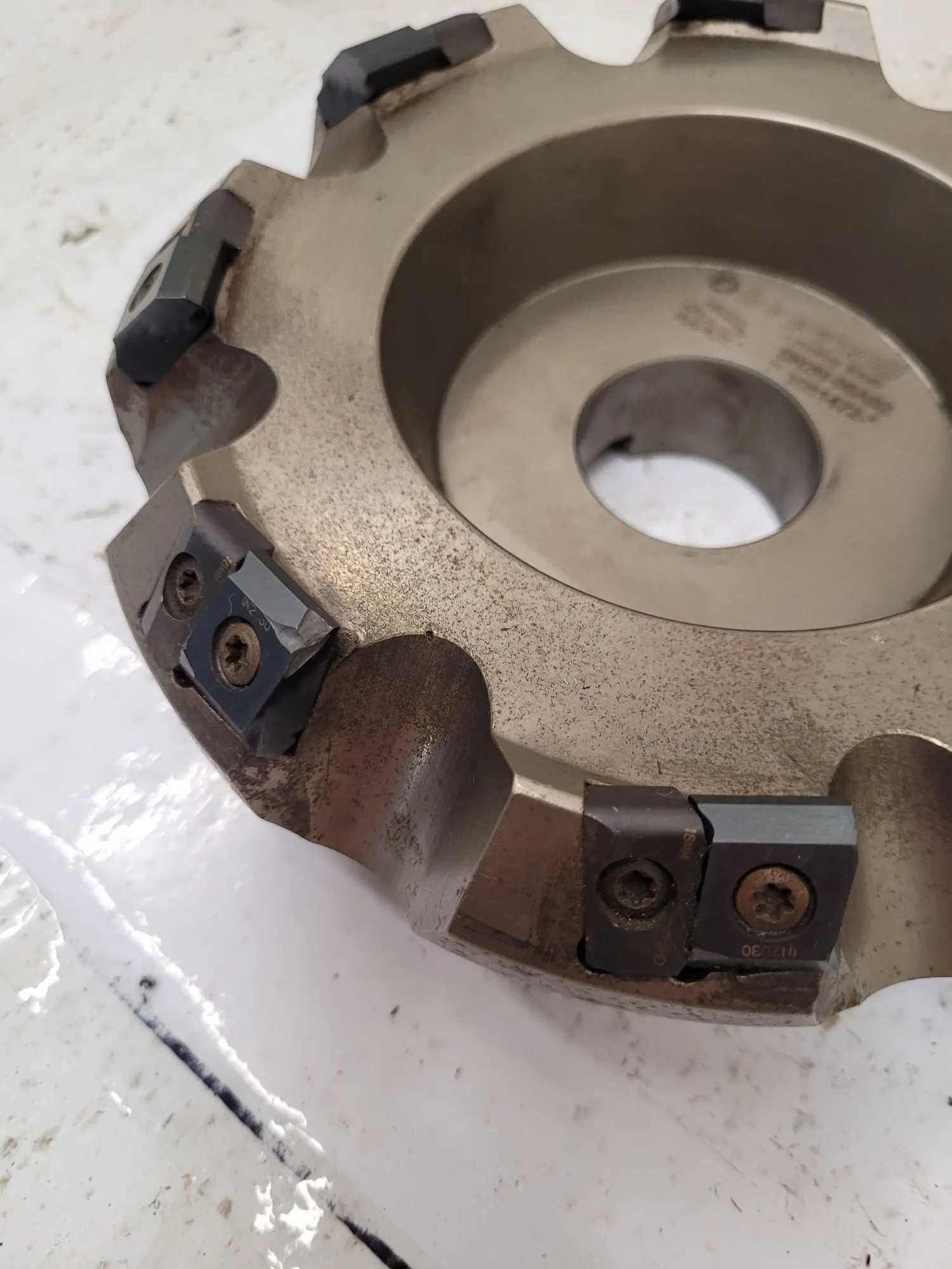 INGERSOLL CUTTING TOOLS SN2N-06A02 6" FACEMILL, CUTTING DIA: 6.000, INSERTS/FLUTES: 8 - MACHINING TOOLING & PARTS
