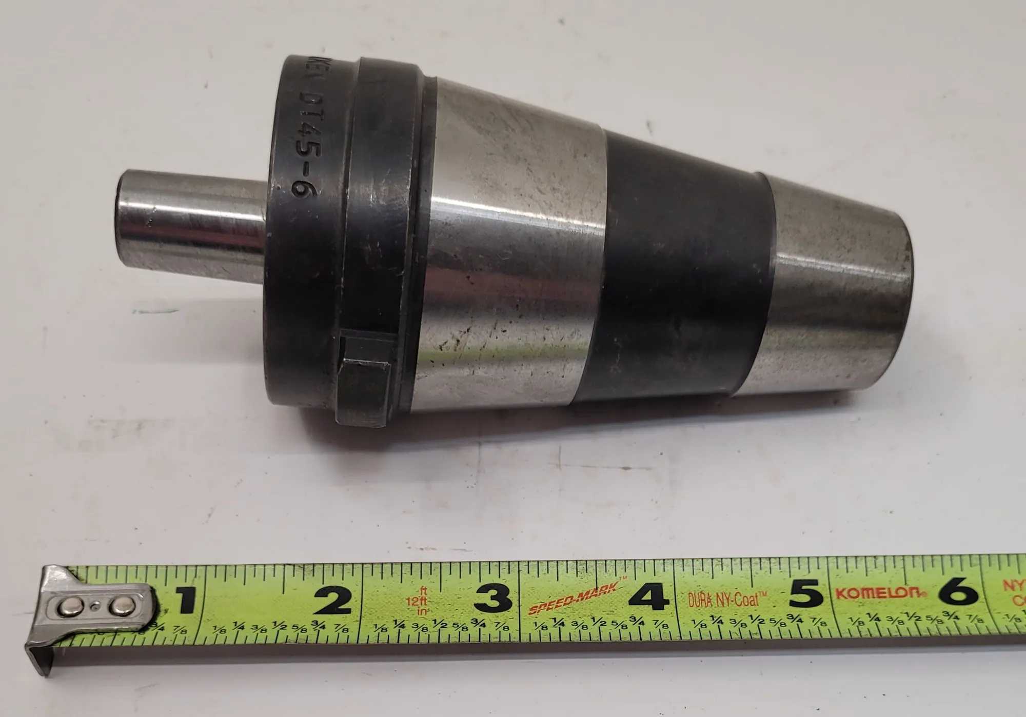 NIKKEN DT454-6 TOOL HOLDER, CAT 45, OAL 5-1/4IN, BORE 1/8IN - MACHINE TOOLING