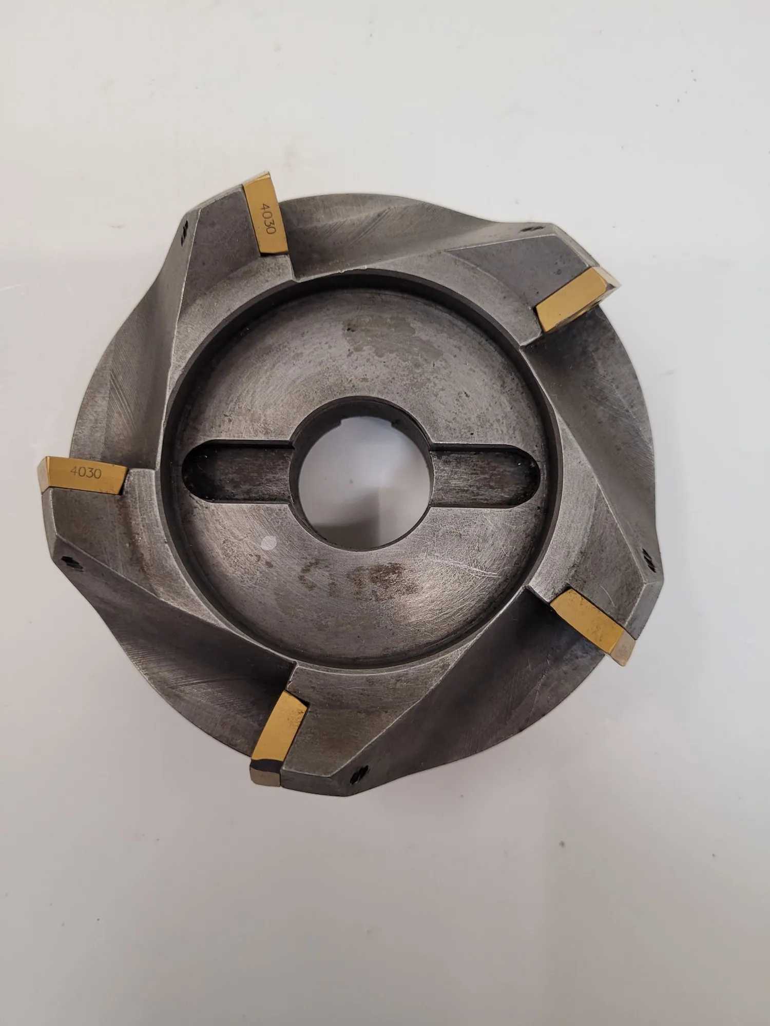 SANDVIK 435-223242RI 2-SIDED FACE MILL - 4IN DIAMETER, 5 FLUTES, 1IN ARBOR - MACHINE TOOLING