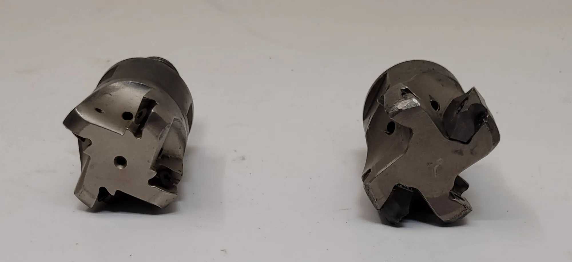 ASSORTED INGERSOLL & SECO MODULAR HEAD SHELL MILLS, 1.378IN/1.5IN CUTTING DIAMETER (2 PCS) - MACHINING TOOLING & PARTS