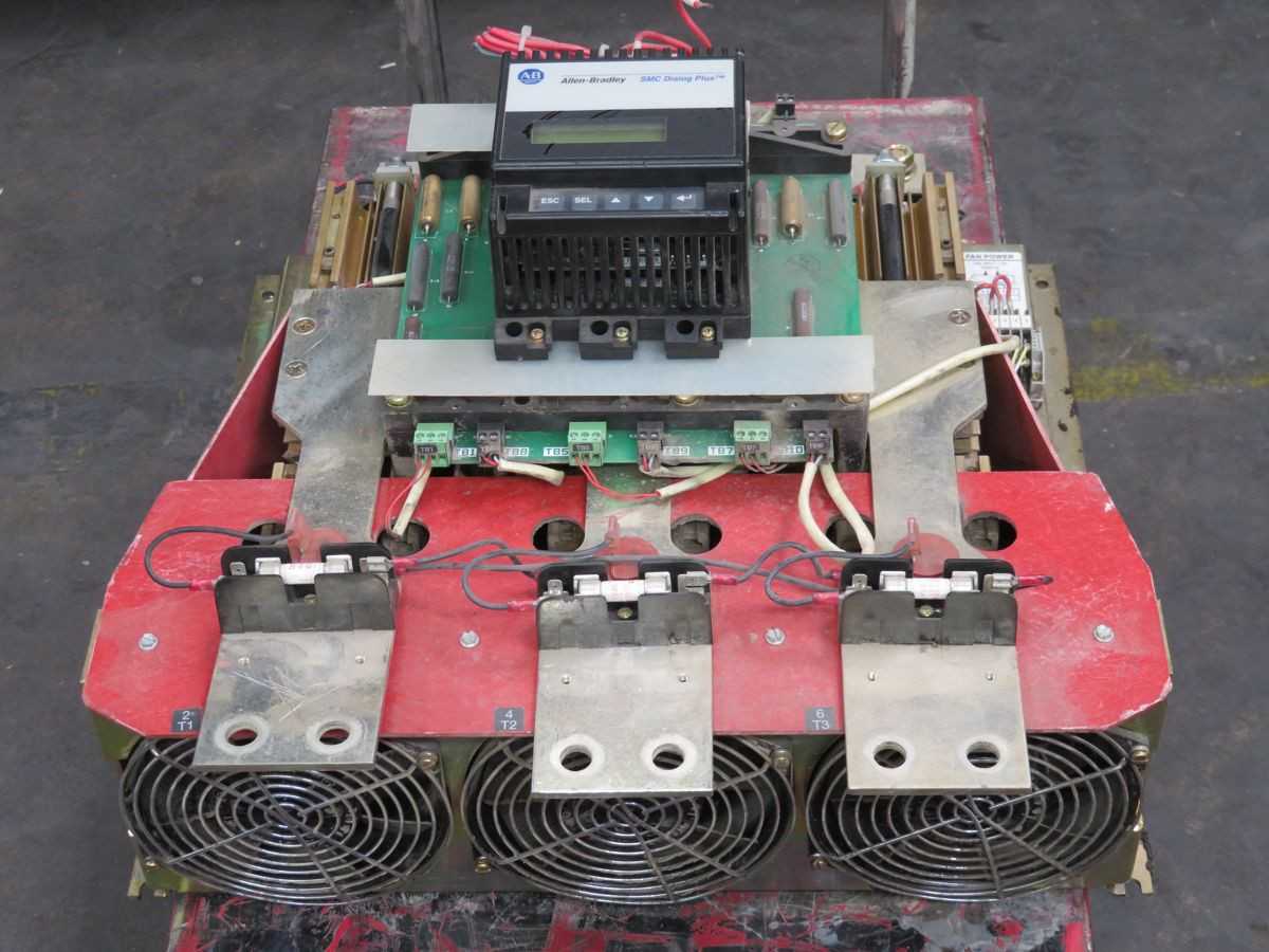 ALLEN BRADLEY 150-B500NBDB SOFT STARTER, 3-PHASE, 480V, 500A, 400 HP, 120-240V CTRL - MOTOR STARTERS