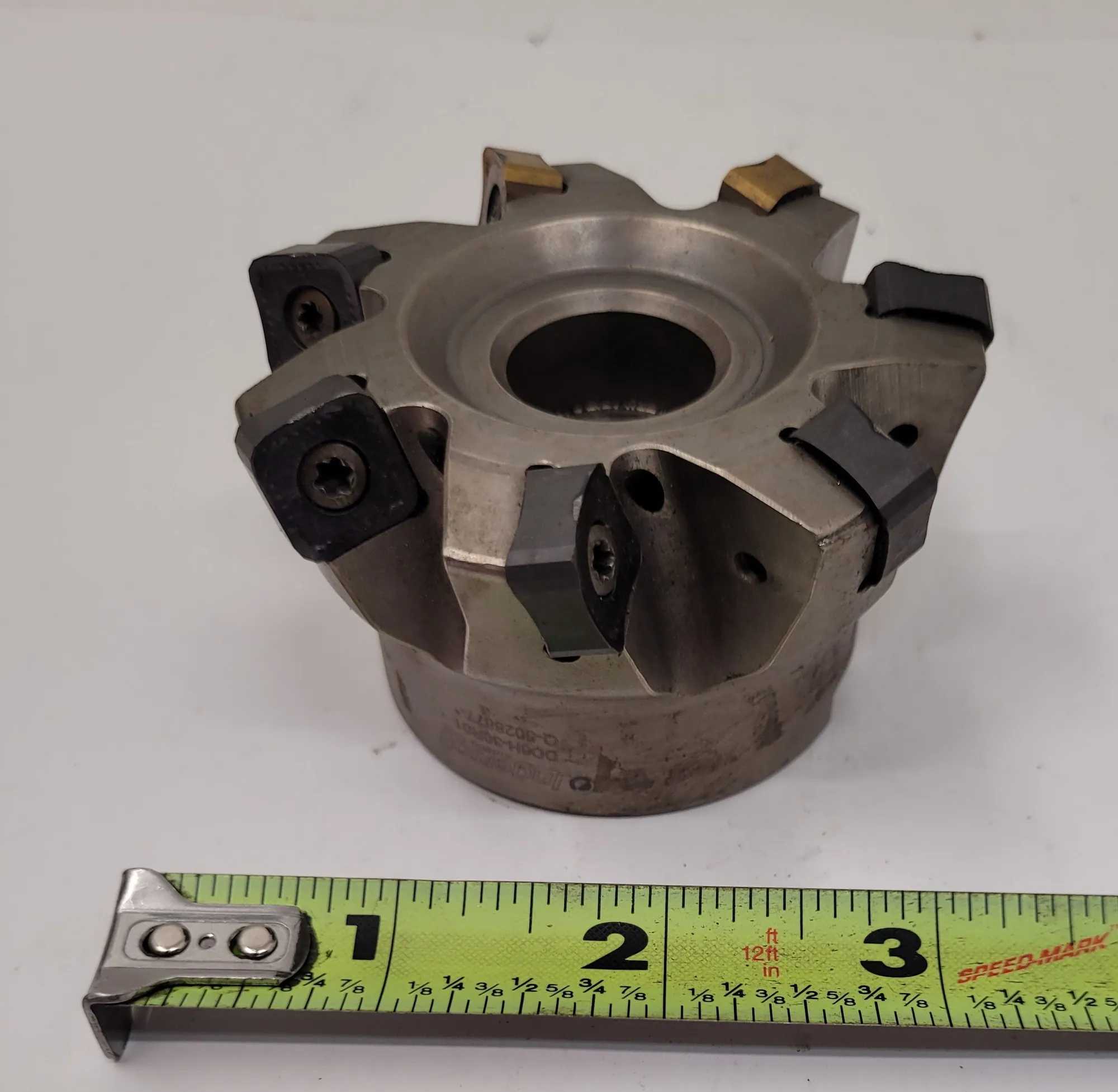 INGERSOLL DD6H-30R01 HIGH SPEED FACE MILL CUTTING TOOL (1" ARBOR, 3" DIA, 7 FLUTES) - MACHINE TOOLING
