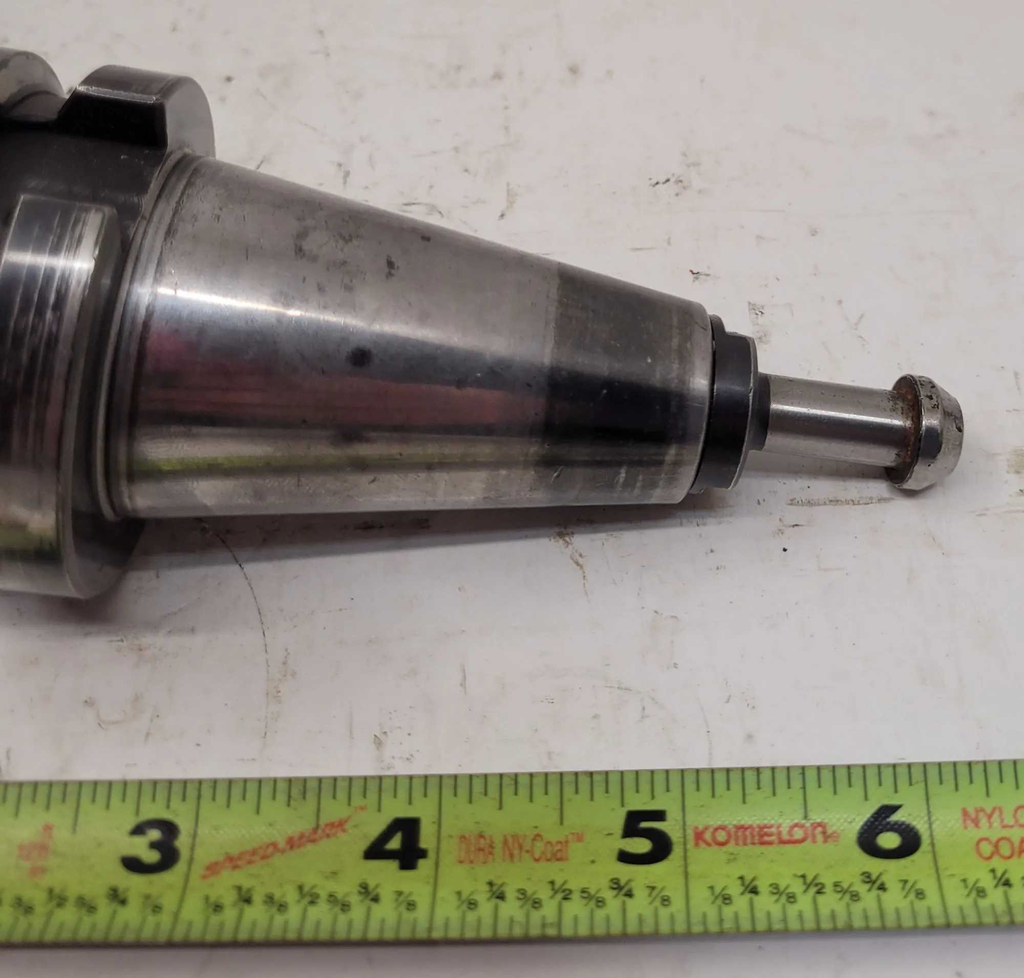 PARLEC CAT 40 TOOL HOLDER WITH 1/2 IN INNER BORE AND 1.25 IN OUTER BORE, 6.5" OAL - MACHINING TOOLING & PARTS