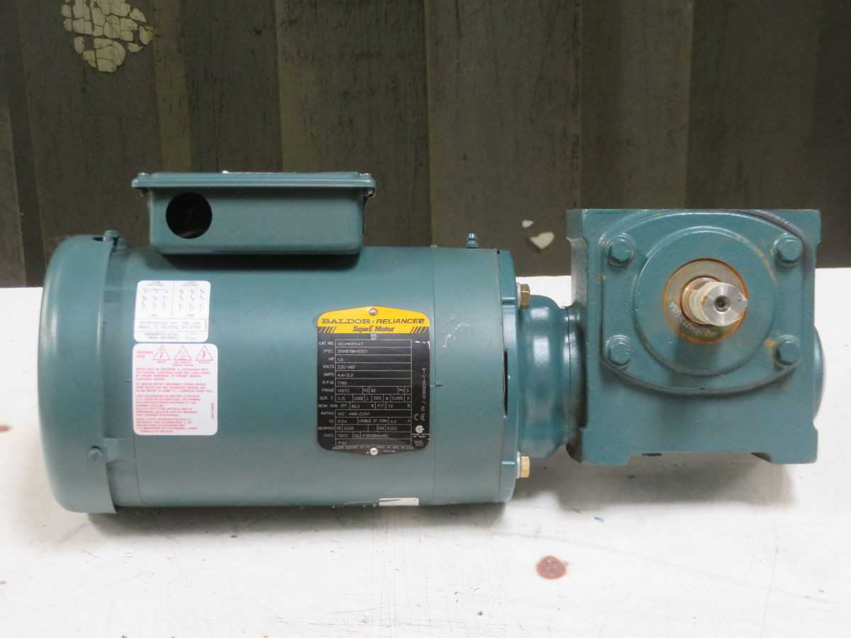 BALDOR VEUHM3554T 20Q10L14 MOTOR W TIGEAR2 T266504 - AC MOTOR