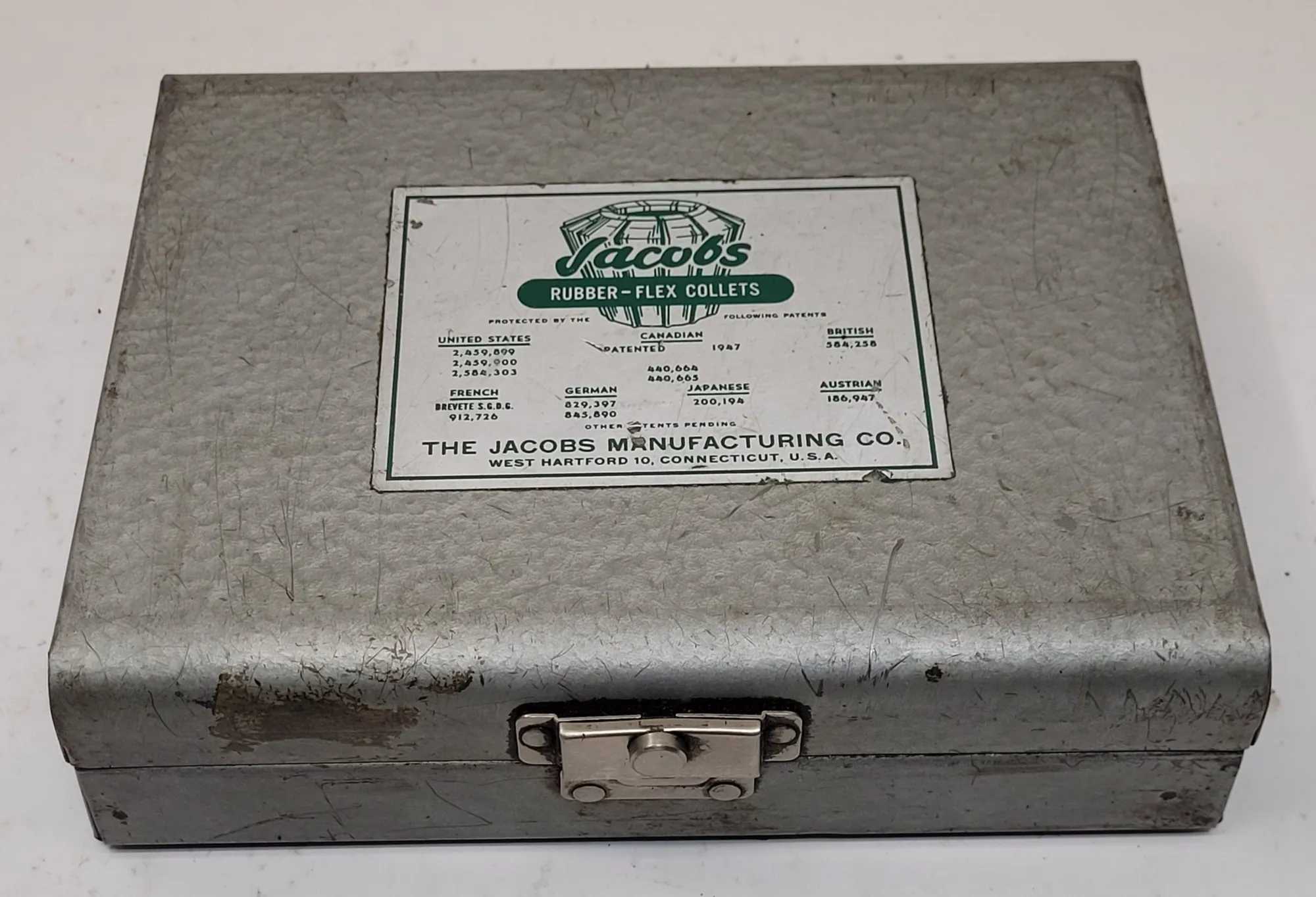 JACOBS RUBBER FLEX COLLETS SET - RANGE: 5/8IN - 1-3/8IN - MACHINE TOOLING