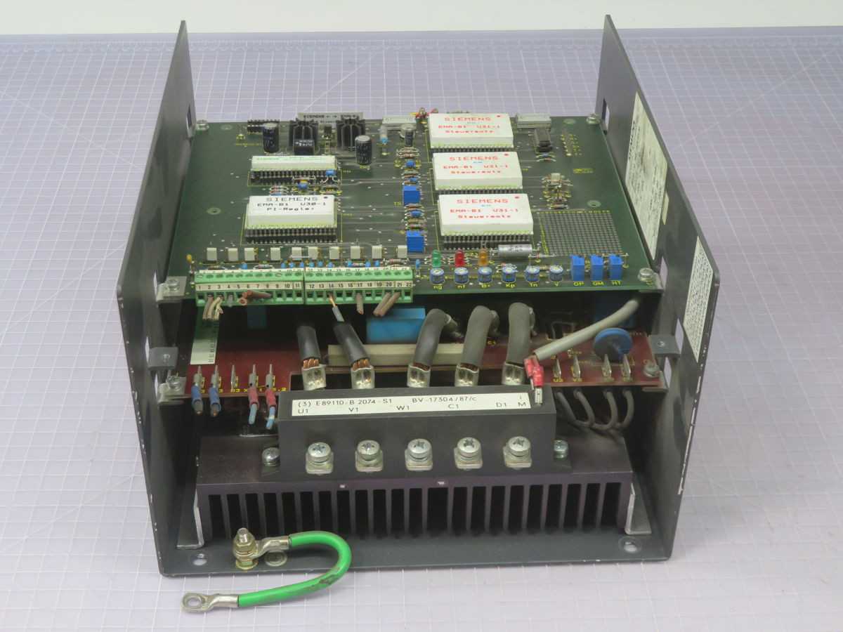 SIEMENS D460/70 MRE-GDE8S30 6RA2226-8DS30 DC MOTOR DRIVE T264037 - DC DRIVES