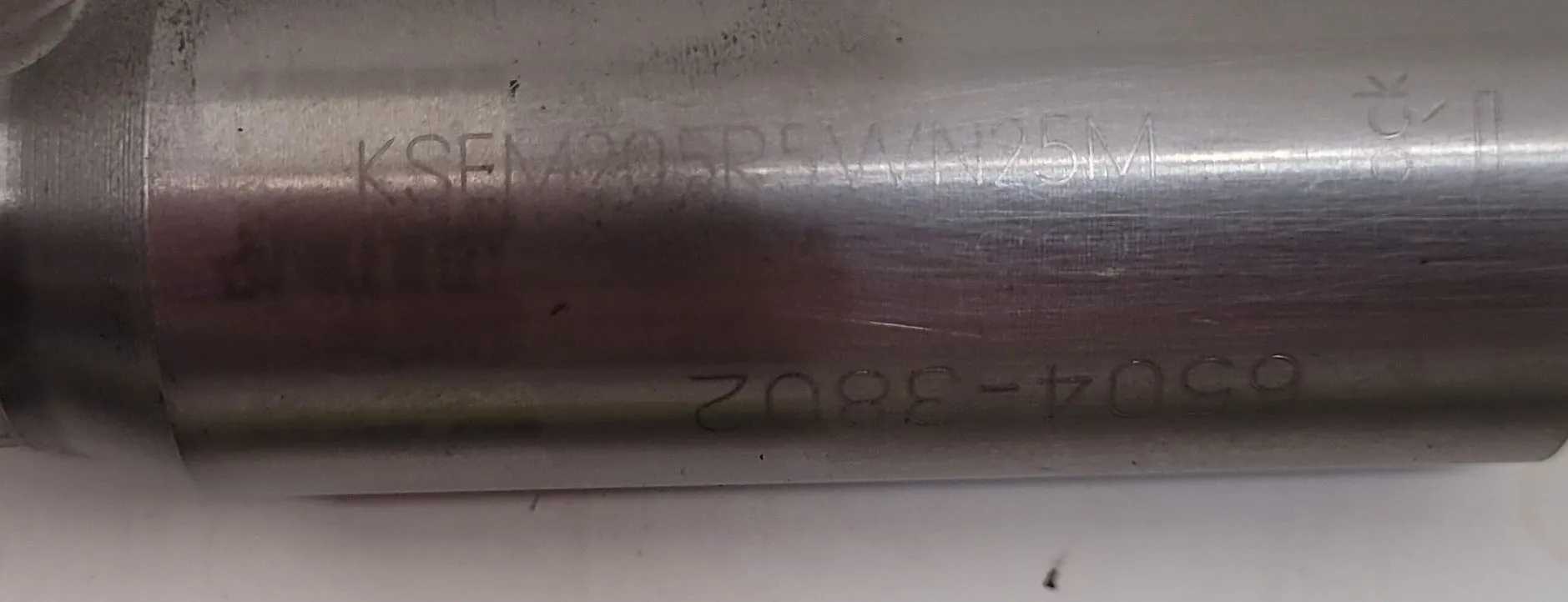 KENNAMETAL KSEM205R5WN25M CORE BIT COOLANT FED DRILL 7.75" OAL, 1" SHANK, .80" BODY DIA - MACHINING TOOLING & PARTS