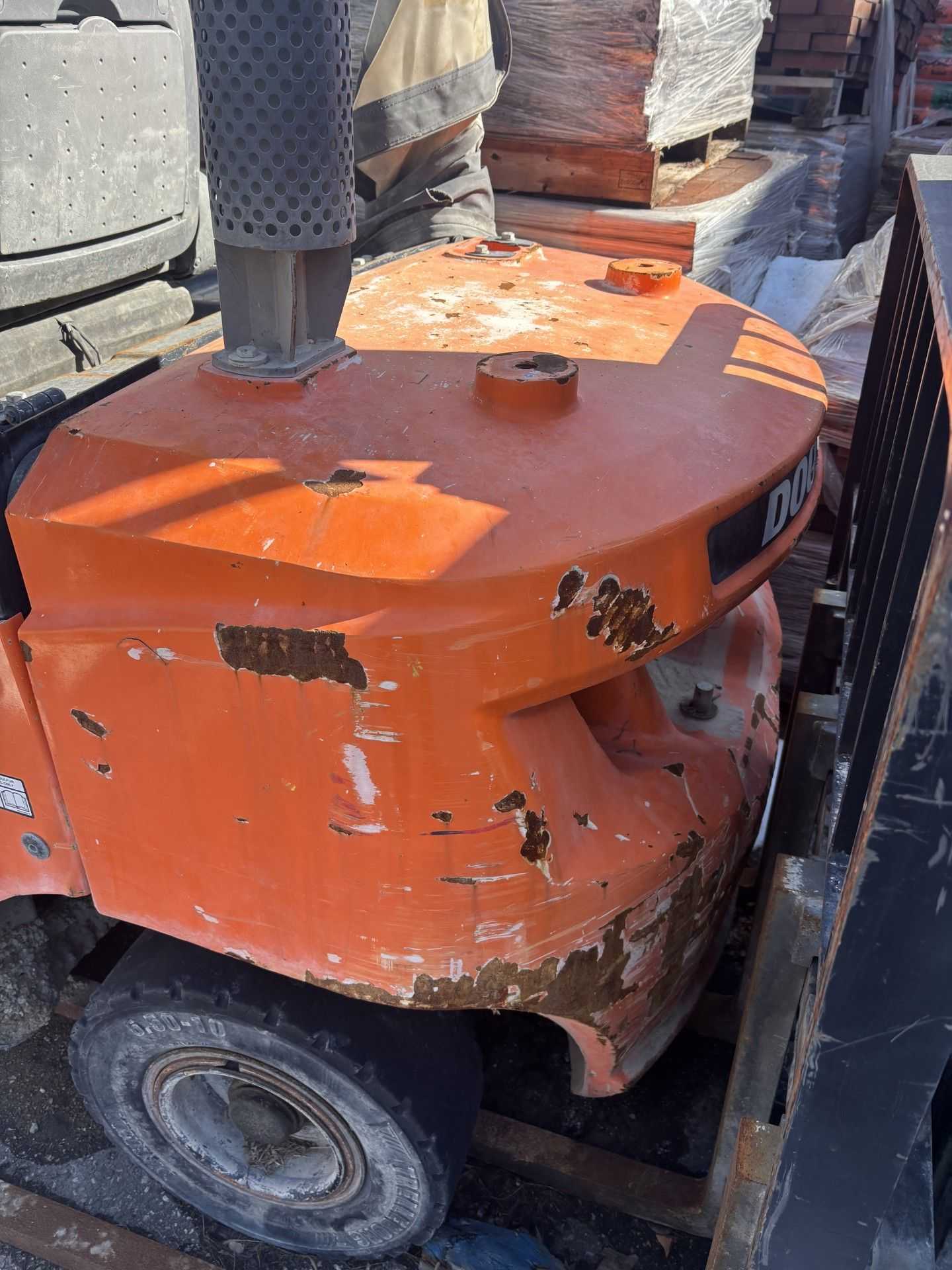 2017 Doosan D30S-7 Pneumatic Tire Forklift, 6,000 lb Capacity, Diesel, 61 HP, 2.4L Engine - SIT-DOWN FORKLIFTS
