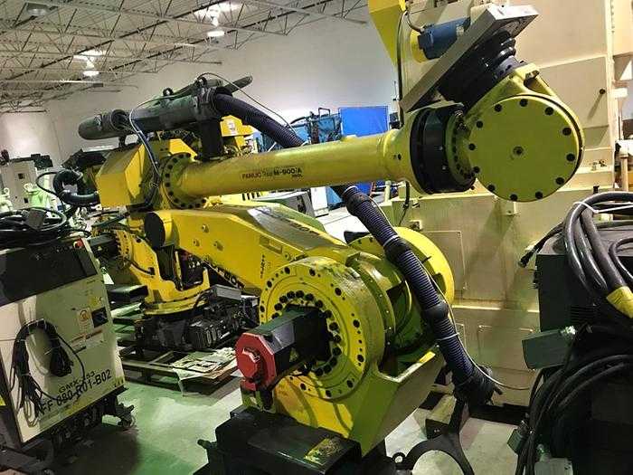 2007 FANUC M900IA/260L ARTICULATED ROBOT, 260 KG PAYLOAD, 3100 MM REACH, R30IA CONTROLLER - ARTICULATED ROBOTS