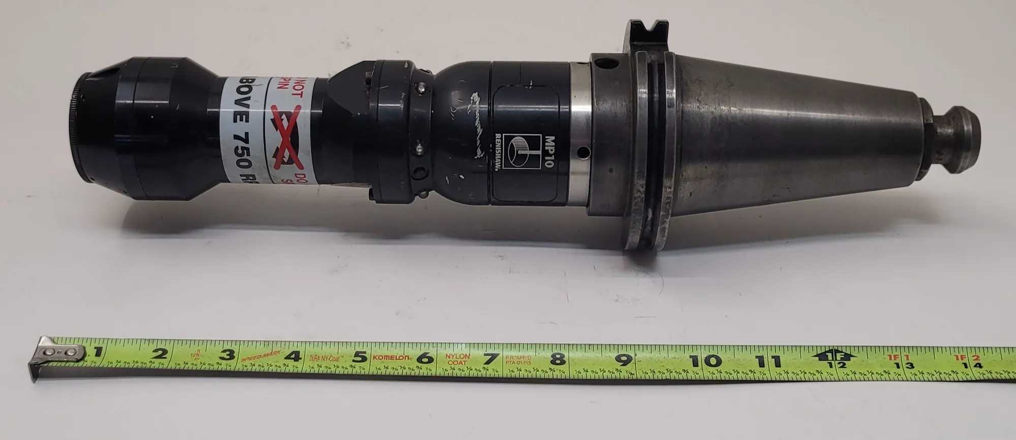 RENISHAW MP10 - 8 1/2" PROBE W/ CAT 50 (TAPER) HOLDER - MACHINE TOOLING