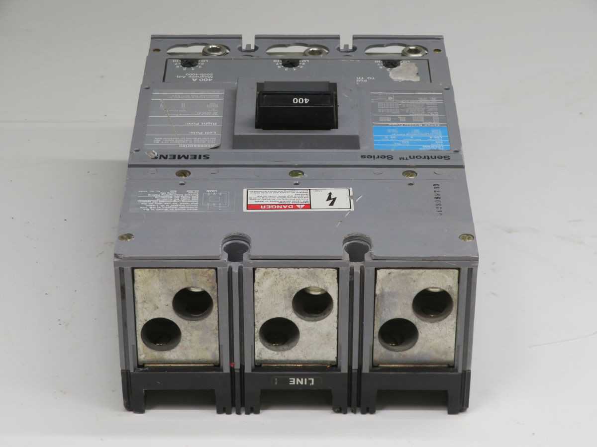 SIEMENS LD63F600 CB, 3-PH, 3-POLE, 600A CURRENT, 600VAC VOLTAGE, 35KA IC @ 480VAC - CIRCUIT BREAKERS