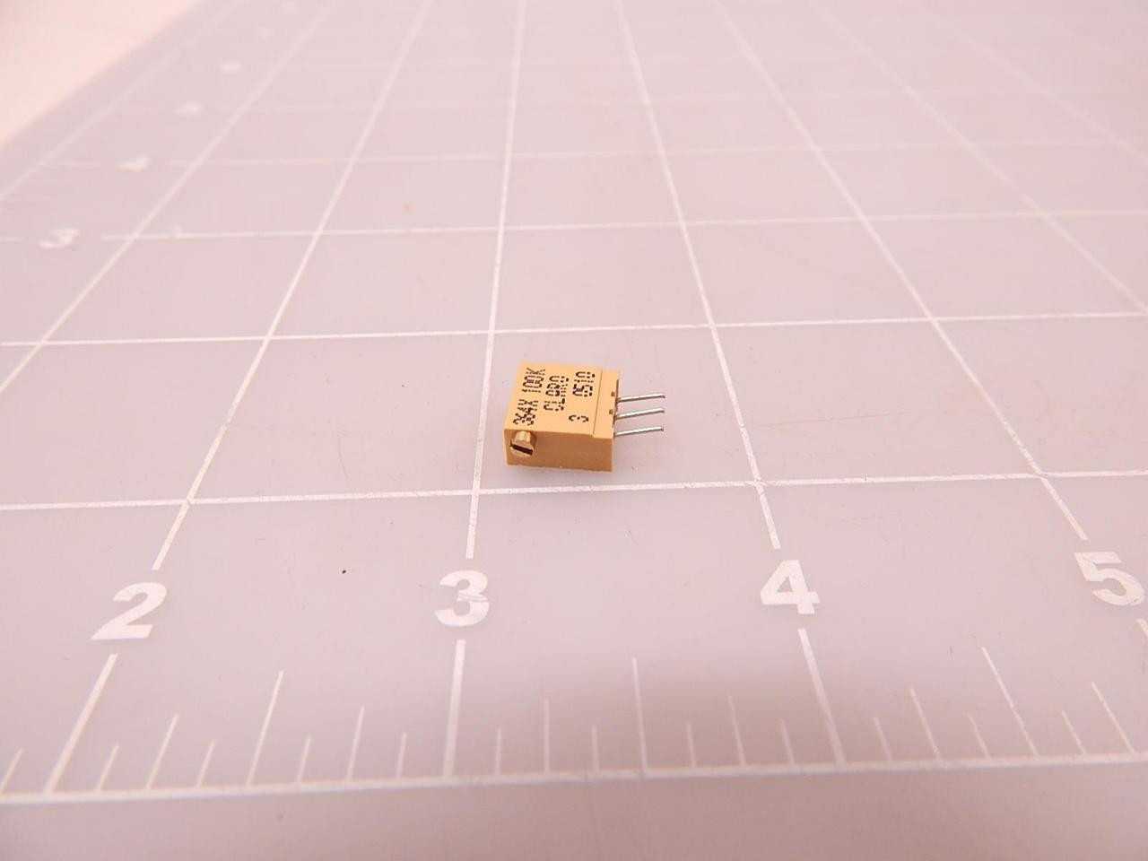 LOT OF 600 CLAROSTAT 364X100K TRIMMER RESISTOR - THROUGH HOLE - TEMPERATURE CONTROL COMPONENTS