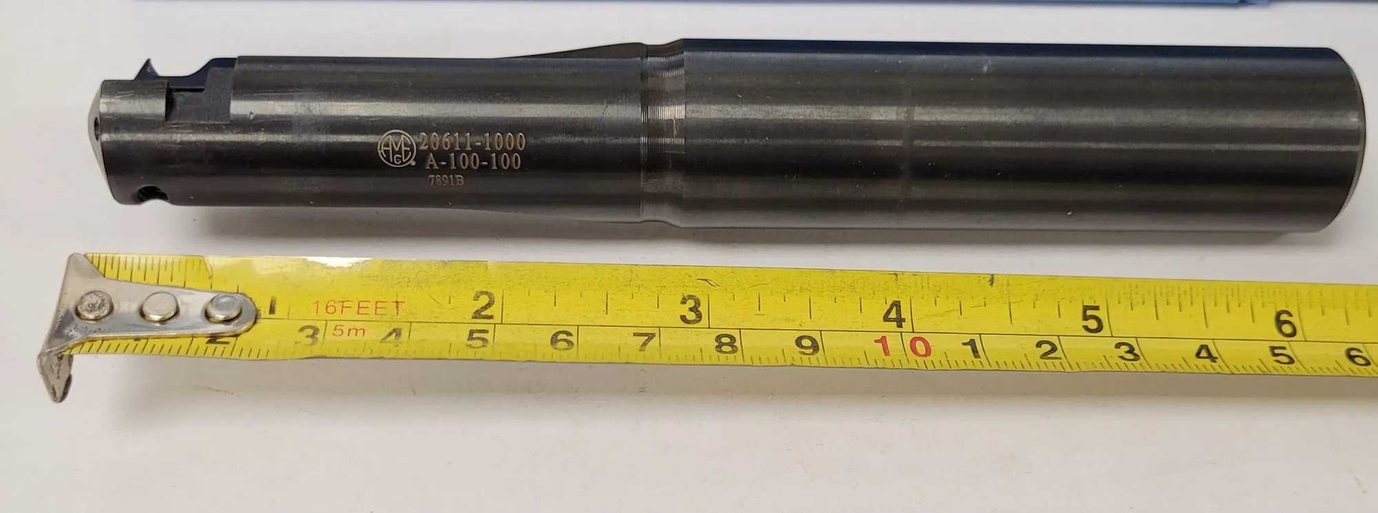 ALLIED AMEC A SERIES UNIVERSAL SPADE DRILL HOLDER SHORT STRAIGHT SHANK 1.000" COOLANT FED - MACHINING TOOLING & PARTS