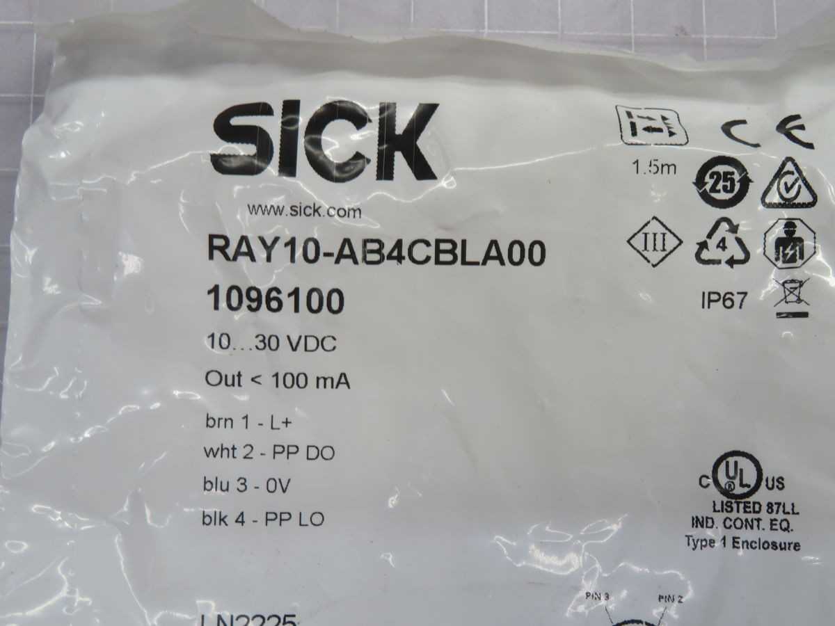 SICK RAY10-AB4CBLA00 1096100 PHOTOELECTRIC SWITCH T263131 - SENSORS