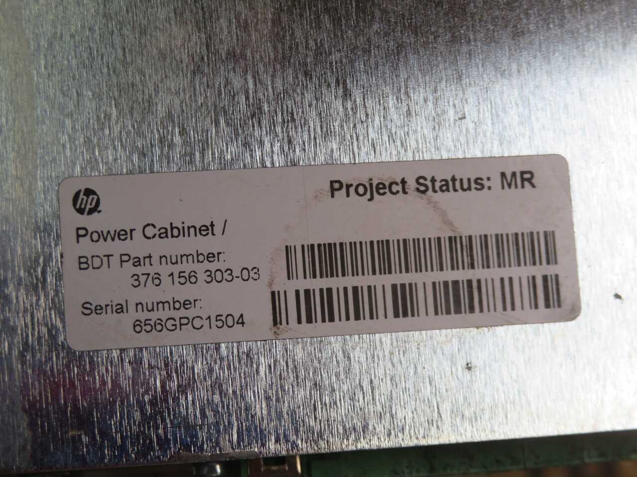 HP 376 156 303-03 POWER CABINET T261718 - POWER SUPPLIES