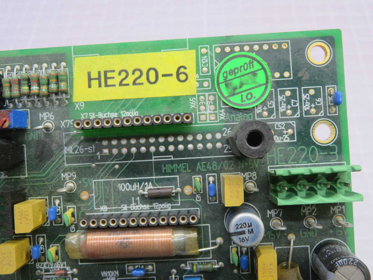 HIMMEL HE220-6 HE220-3 CIRCUIT BOARD T266276 - PCB CIRCUIT BOARDS