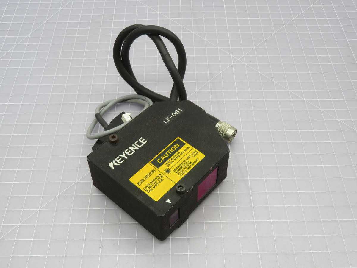 KEYENCE LK-801 SENSORS, 0.95 MW POWER, 570 NM WAVELENGTH, 15MM RANGE, 1024 ΜS CYCLE - SENSORS