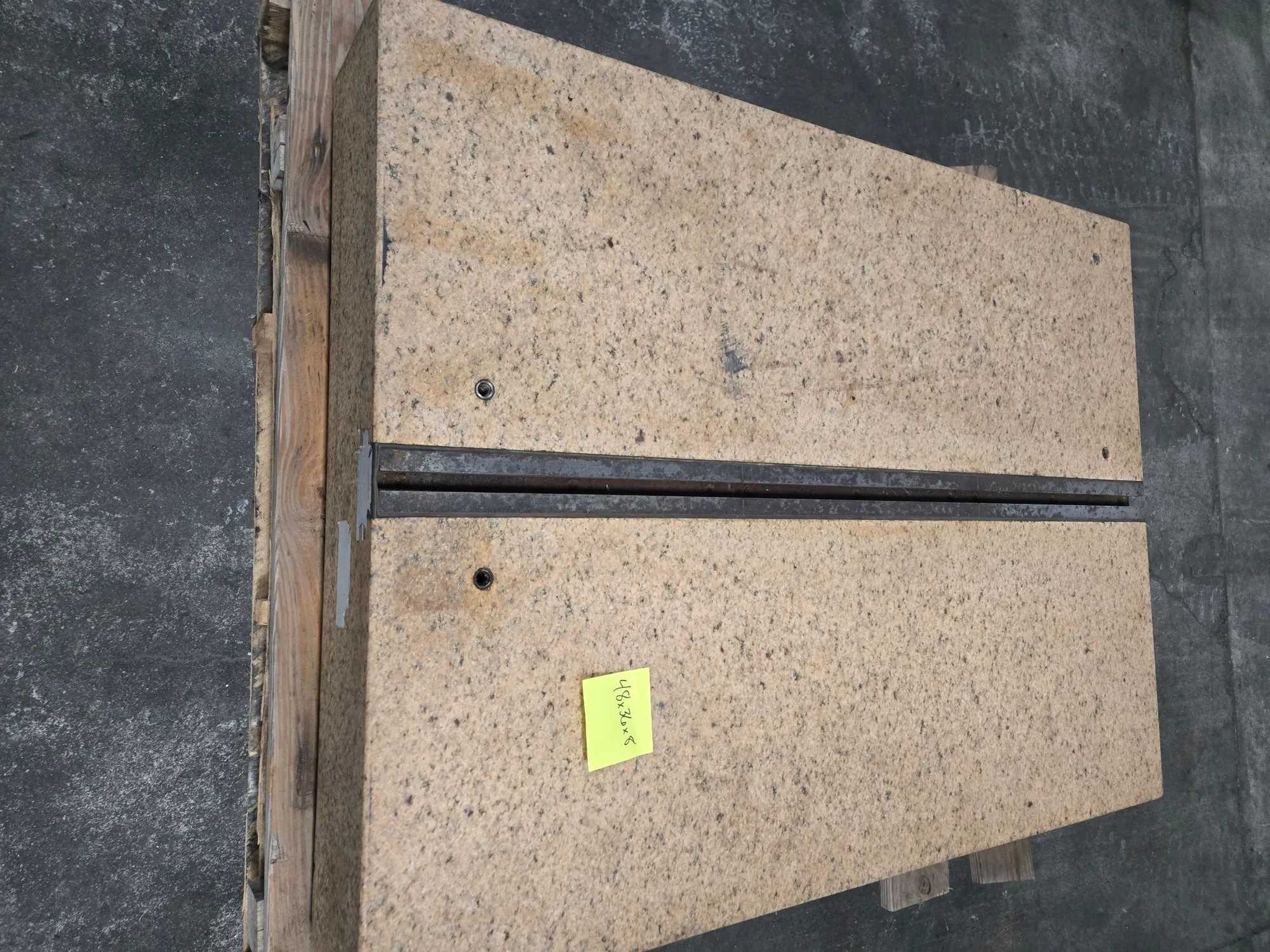 STARRETT CRYSTAL PINK 48" X 36" X 8" GRADE A GRANITE SURFACE INSPECTION PLATE - MISCELLANEOUS